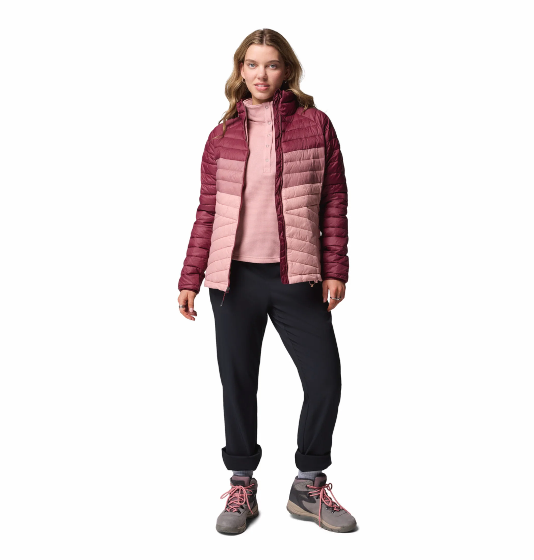 Columbia Women Pink OmniShield Powder Pass Down Jacket - Image 6