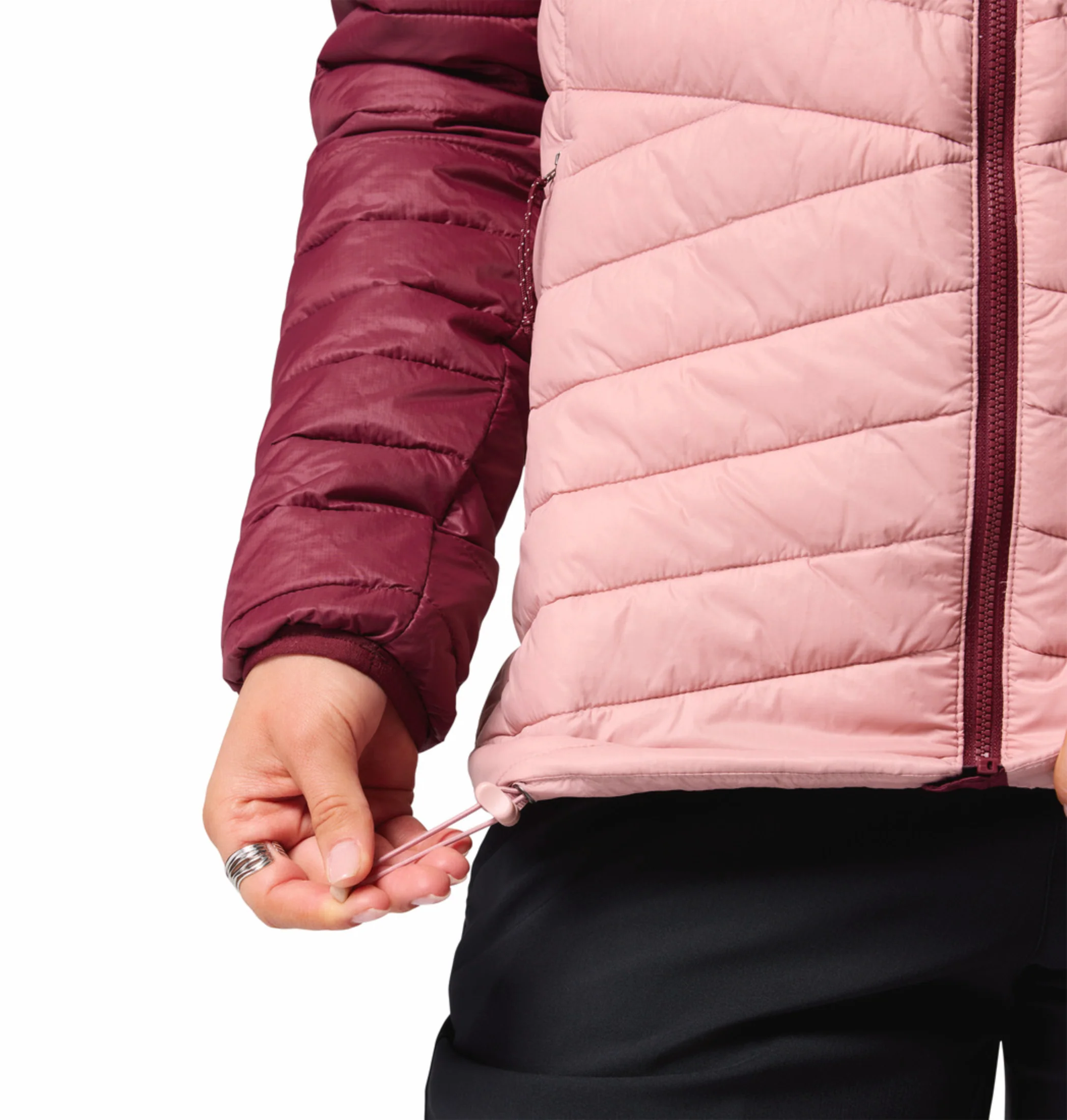 Columbia Women Pink OmniShield Powder Pass Down Jacket - Image 9