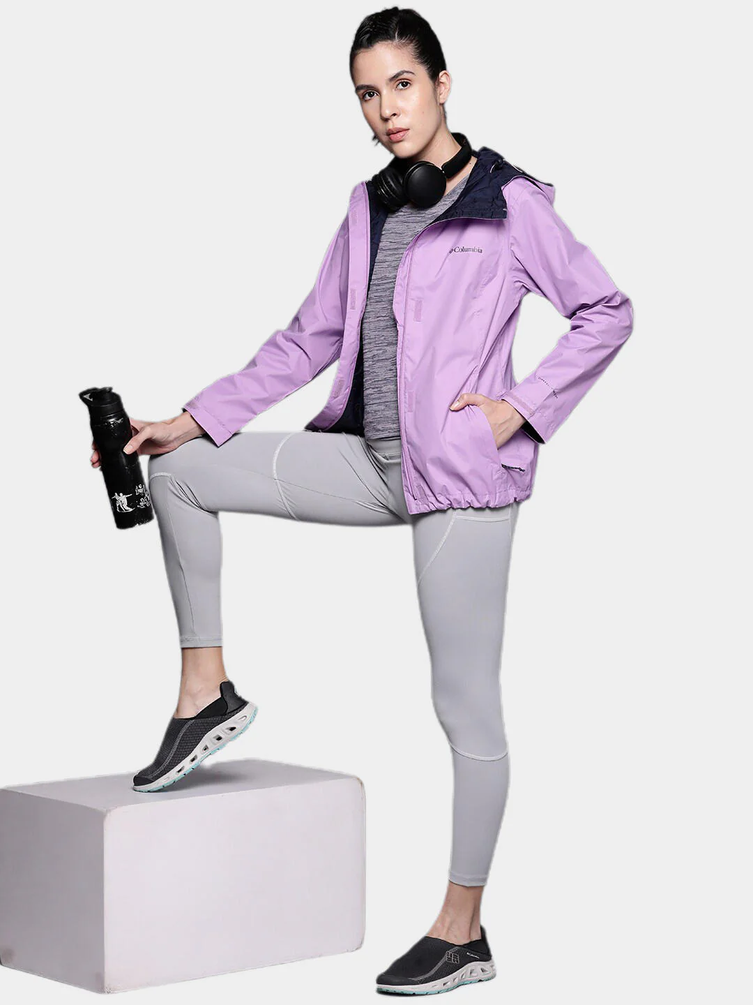 Columbia Women Purple Arcadia II Jacket Waterproof - Image 11