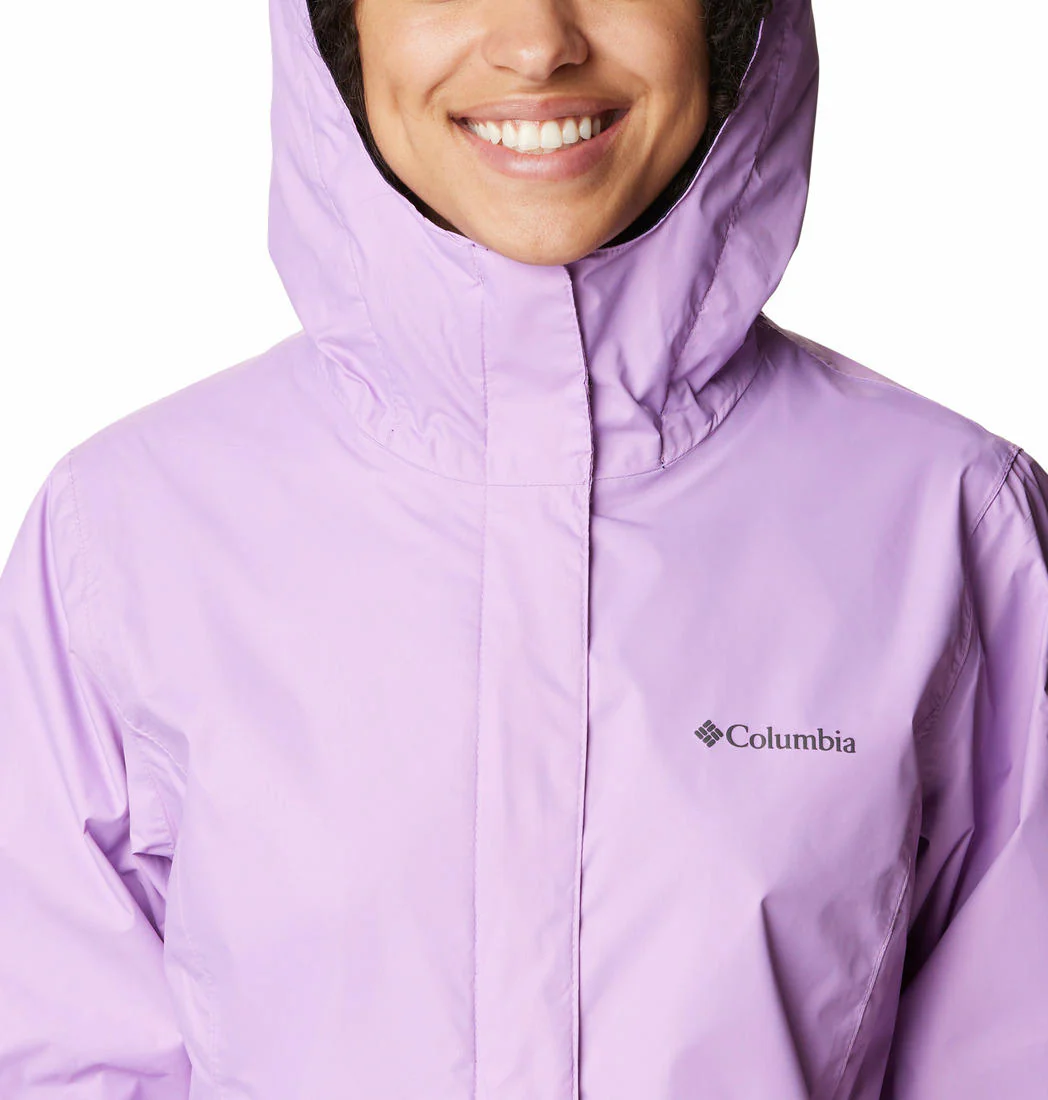 Columbia Women Purple Arcadia II Jacket Waterproof - Image 3