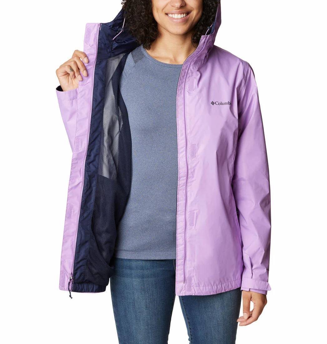 Columbia Women Purple Arcadia II Jacket Waterproof - Image 4