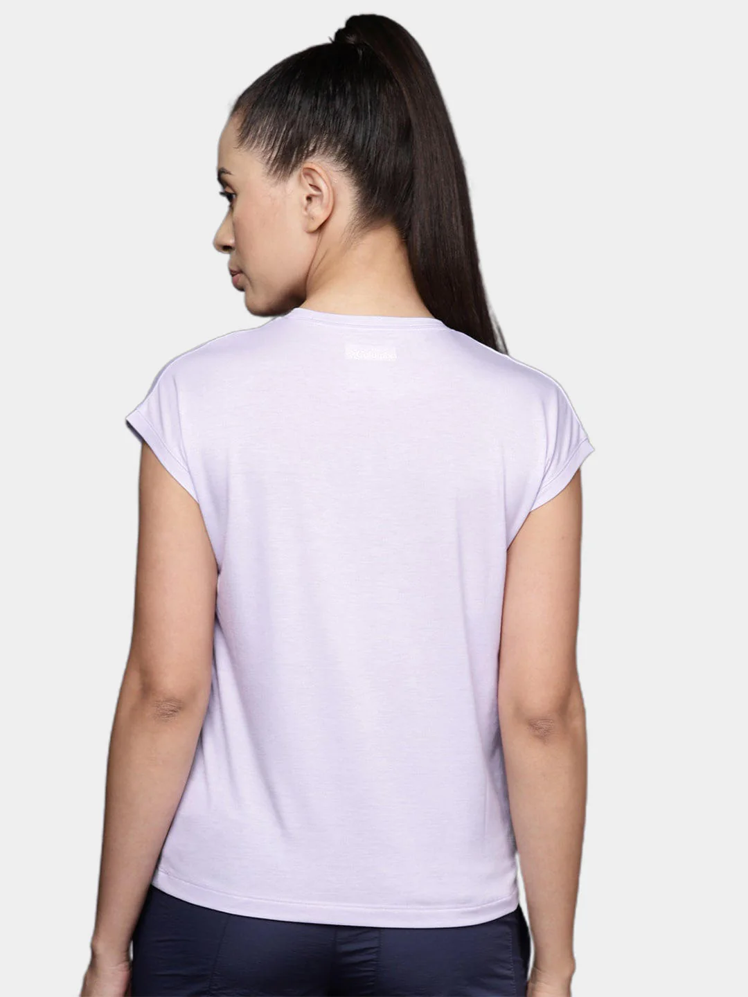 Columbia Women Purple Boundless Trek Short Sleeve Tee - Image 10