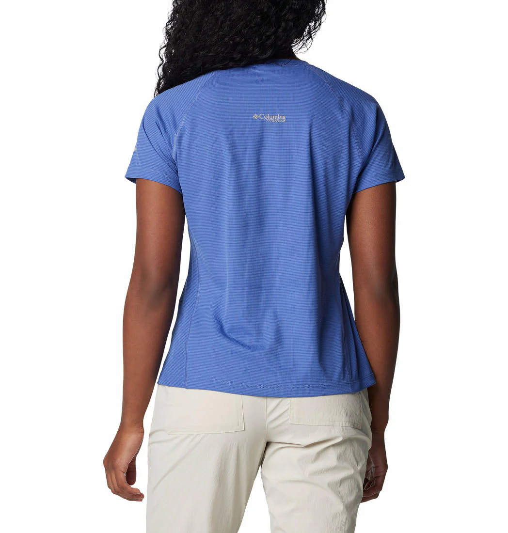 Columbia Women Blue Cirque River Short Sleeve Crew - Image 2