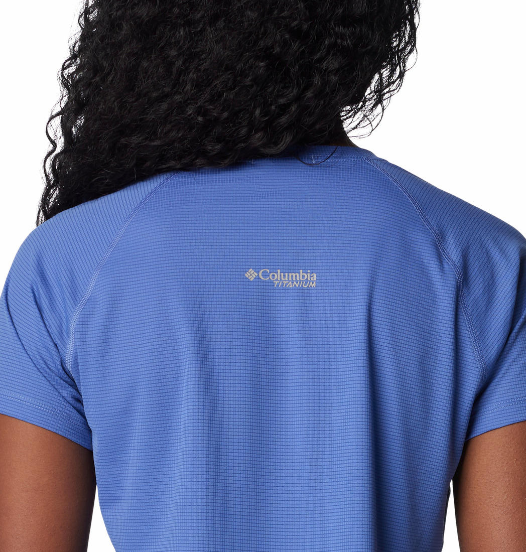 Columbia Women Blue Cirque River Short Sleeve Crew - Image 3