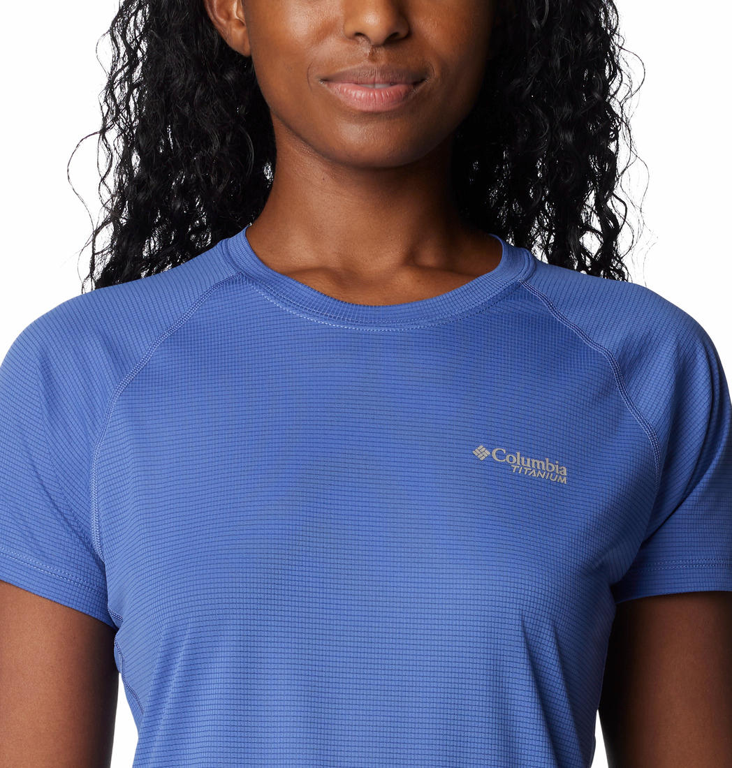 Columbia Women Blue Cirque River Short Sleeve Crew - Image 4