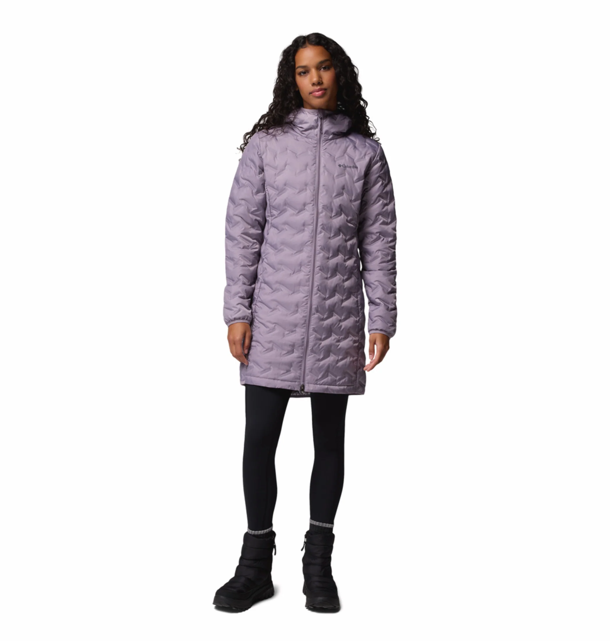 Columbia Women Purple HEAT SEAL Delta Ridge II Down Jacket