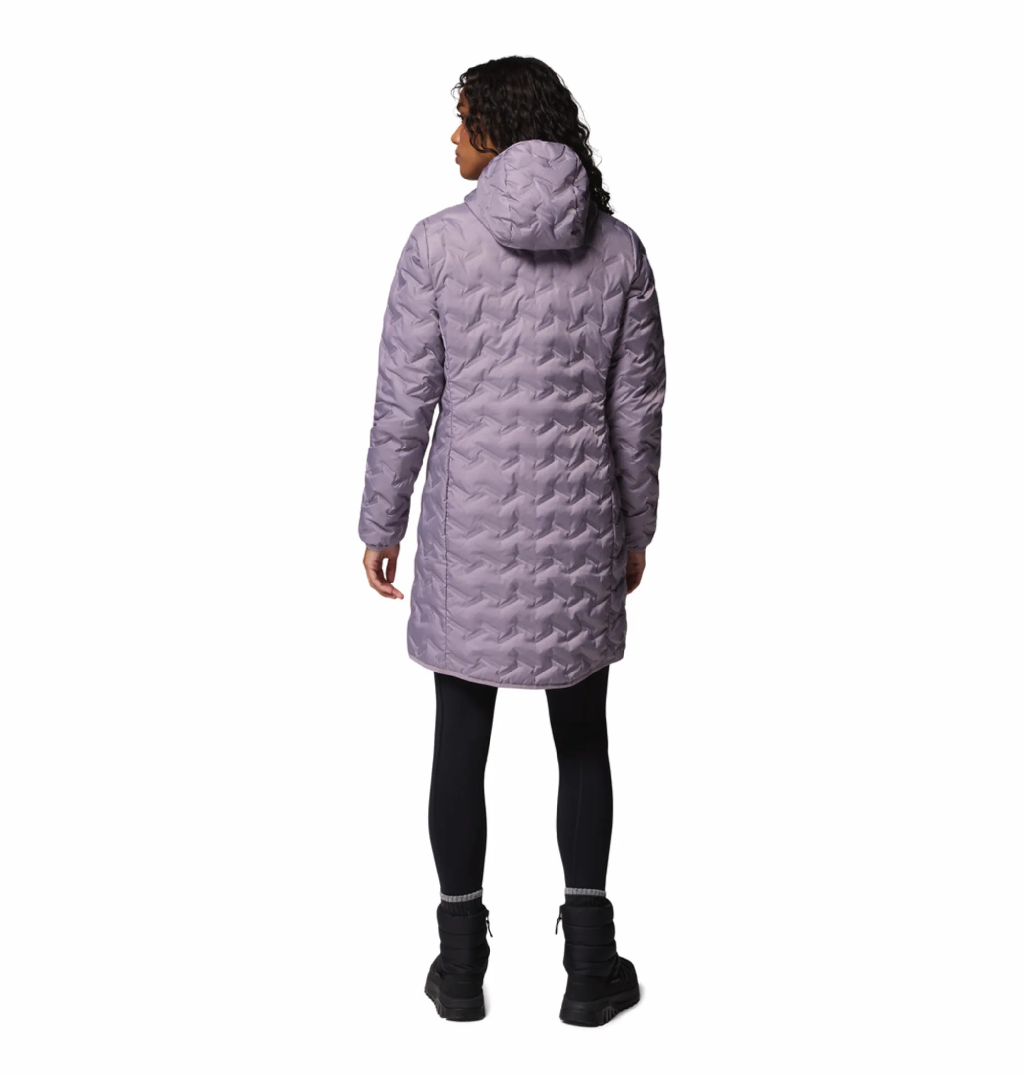 Columbia Women Purple HEAT SEAL Delta Ridge II Down Jacket - Image 4