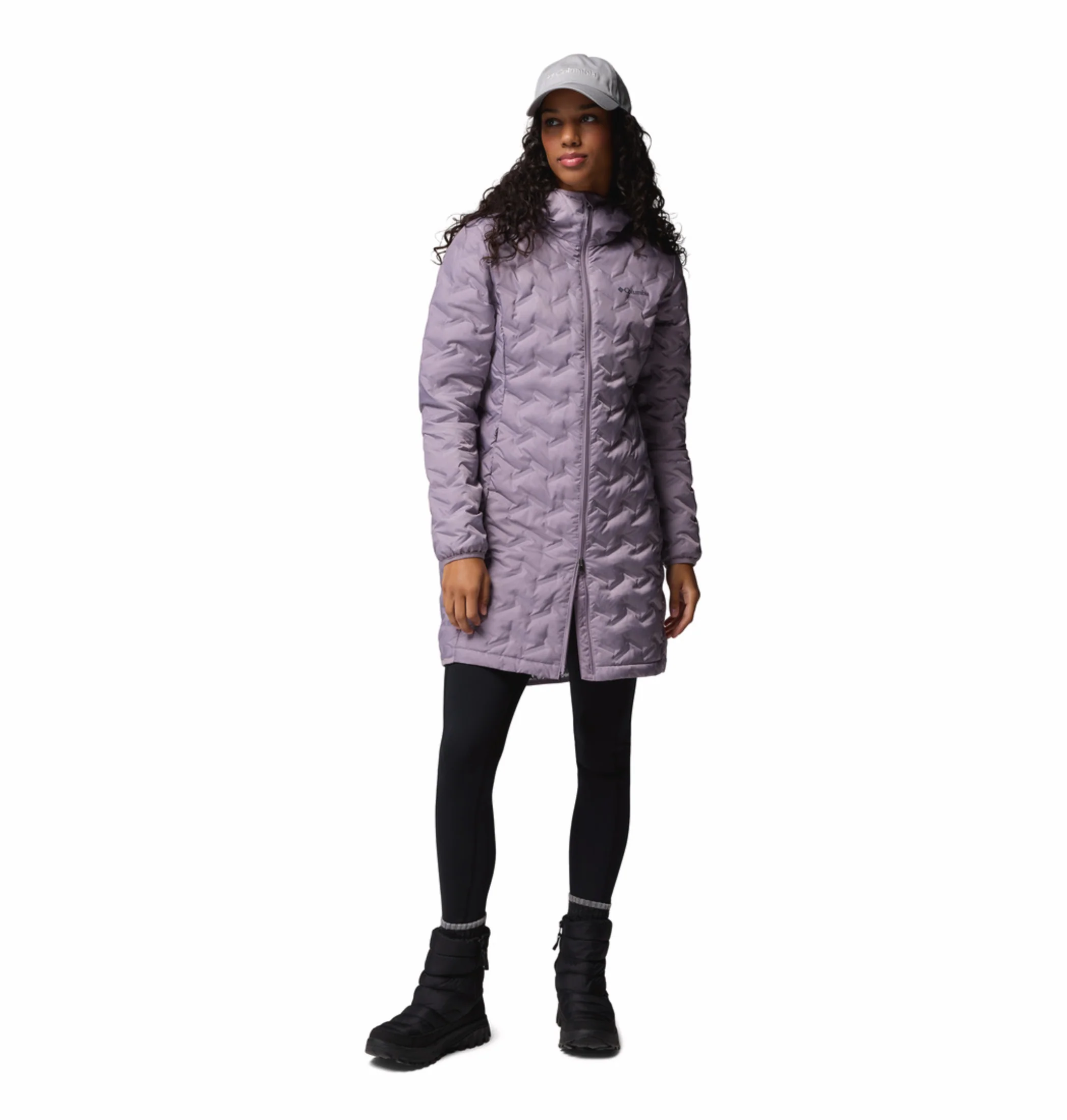 Columbia Women Purple HEAT SEAL Delta Ridge II Down Jacket - Image 6