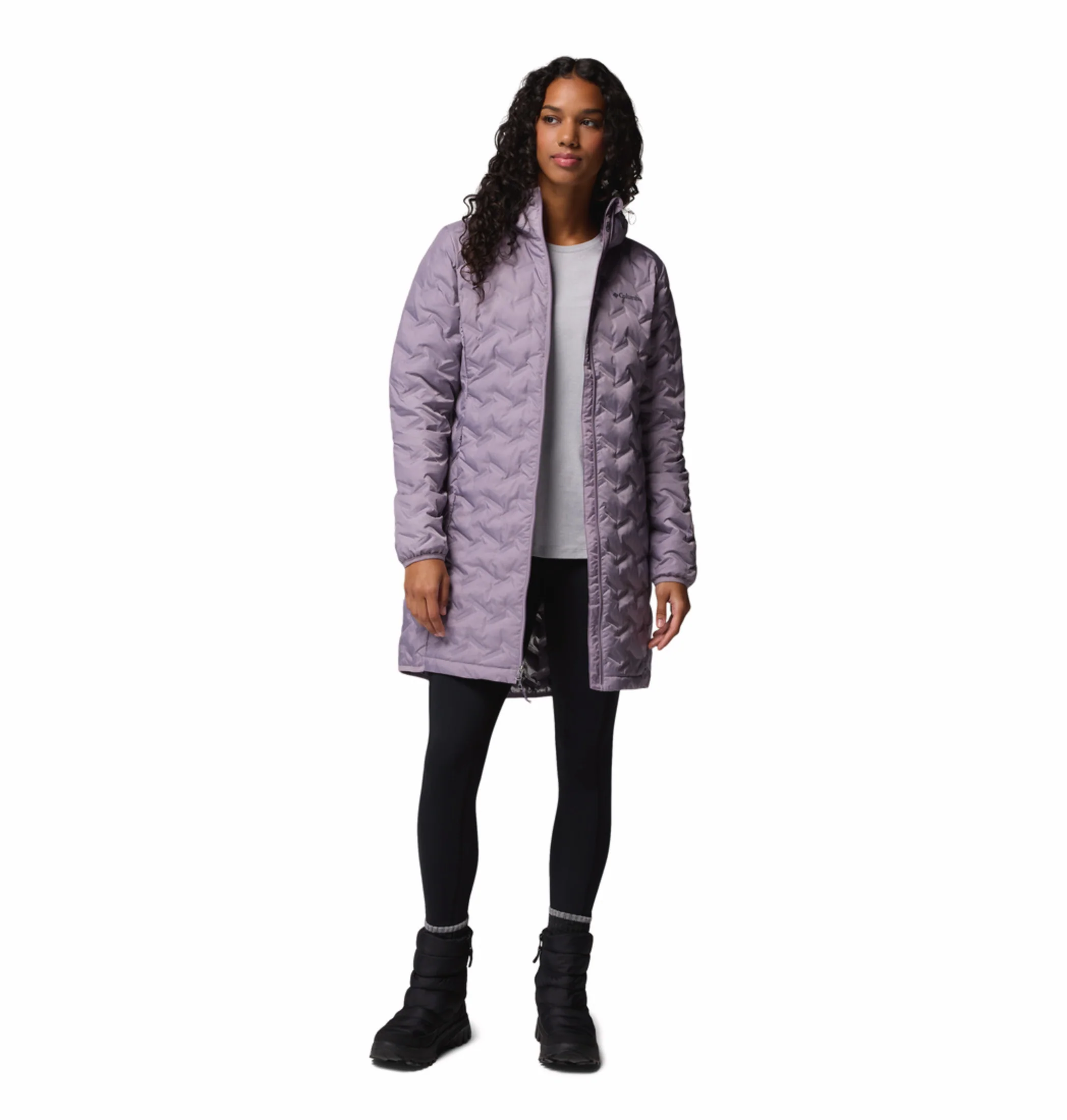 Columbia Women Purple HEAT SEAL Delta Ridge II Down Jacket - Image 7