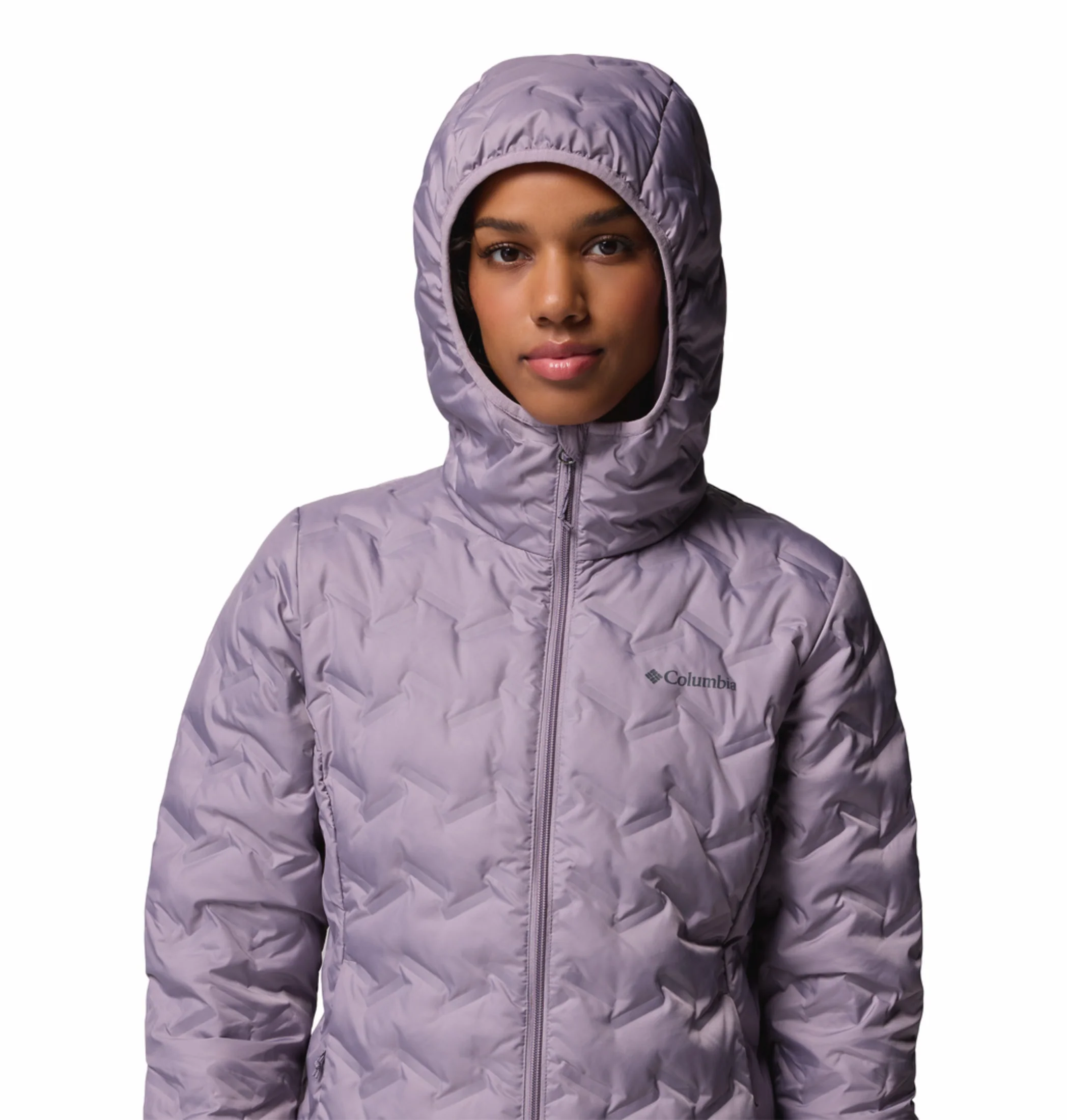 Columbia Women Purple HEAT SEAL Delta Ridge II Down Jacket - Image 9