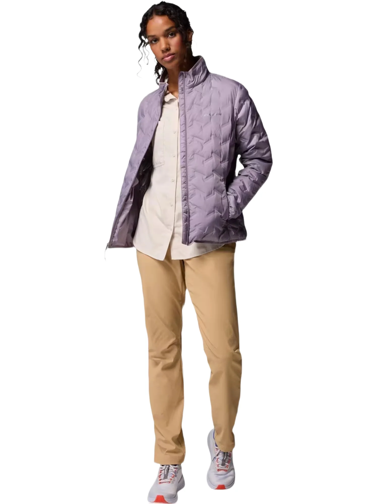 Columbia Women Purple Heat Seal Delta Ridge II Down Jacket - Image 6