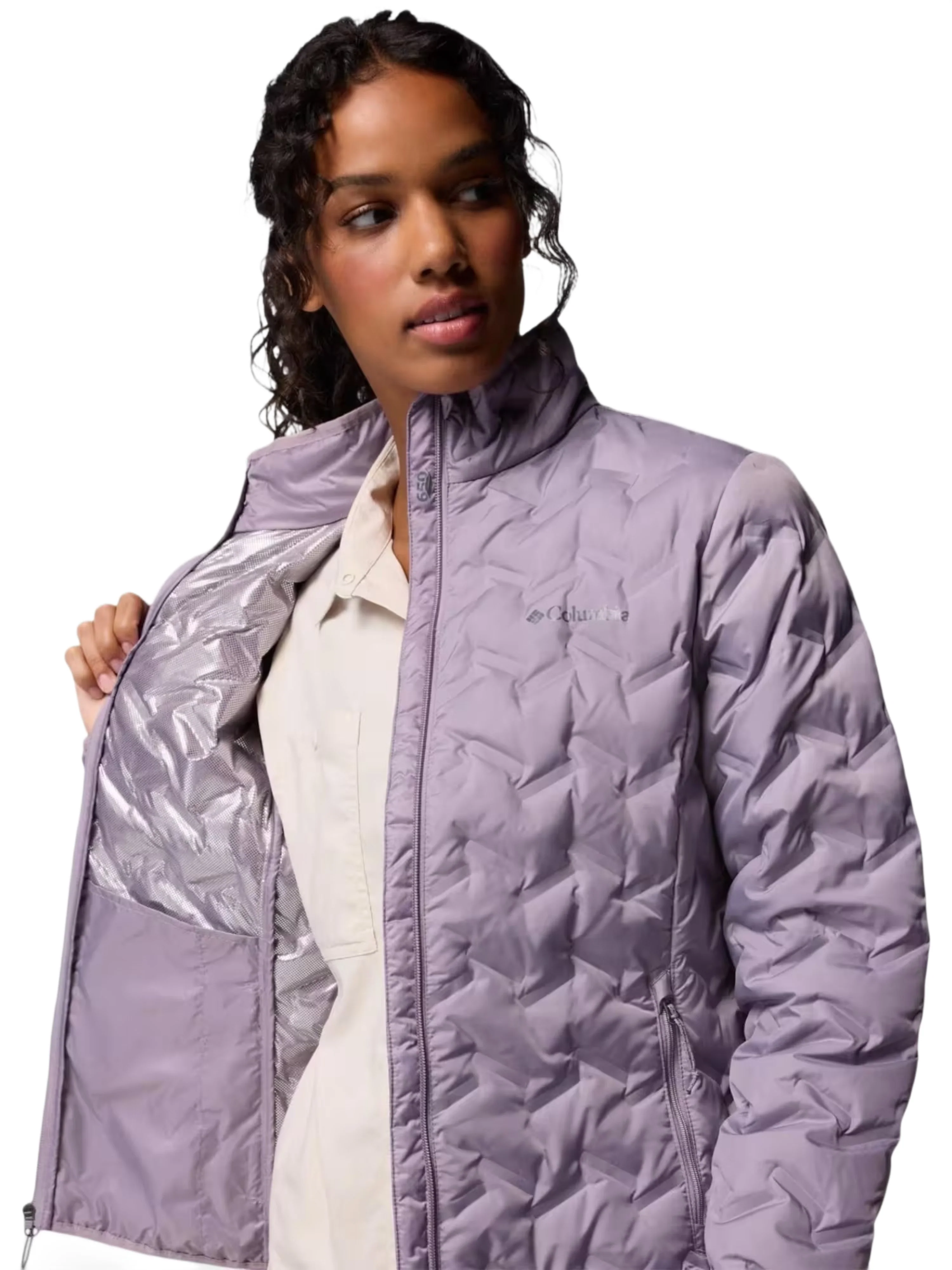 Columbia Women Purple Heat Seal Delta Ridge II Down Jacket - Image 7