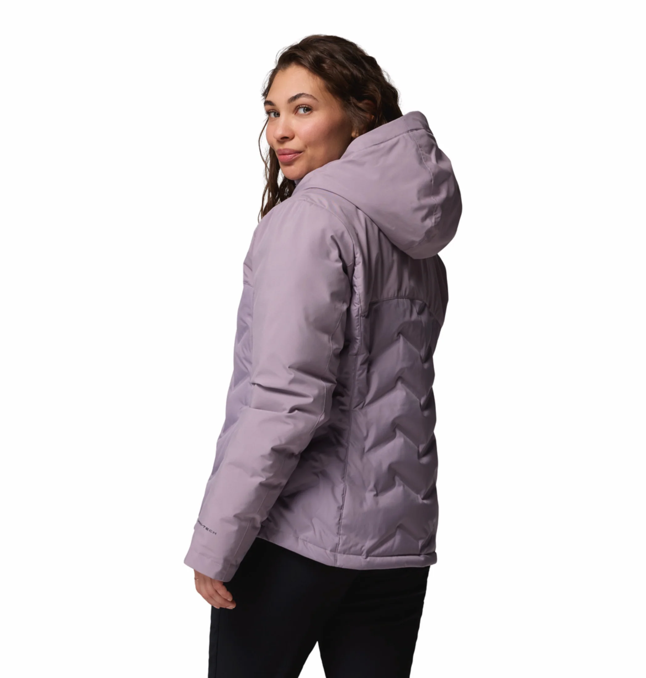 Columbia Women Purple HEAT SEAL Grand Trek III Down Jacket - Image 4