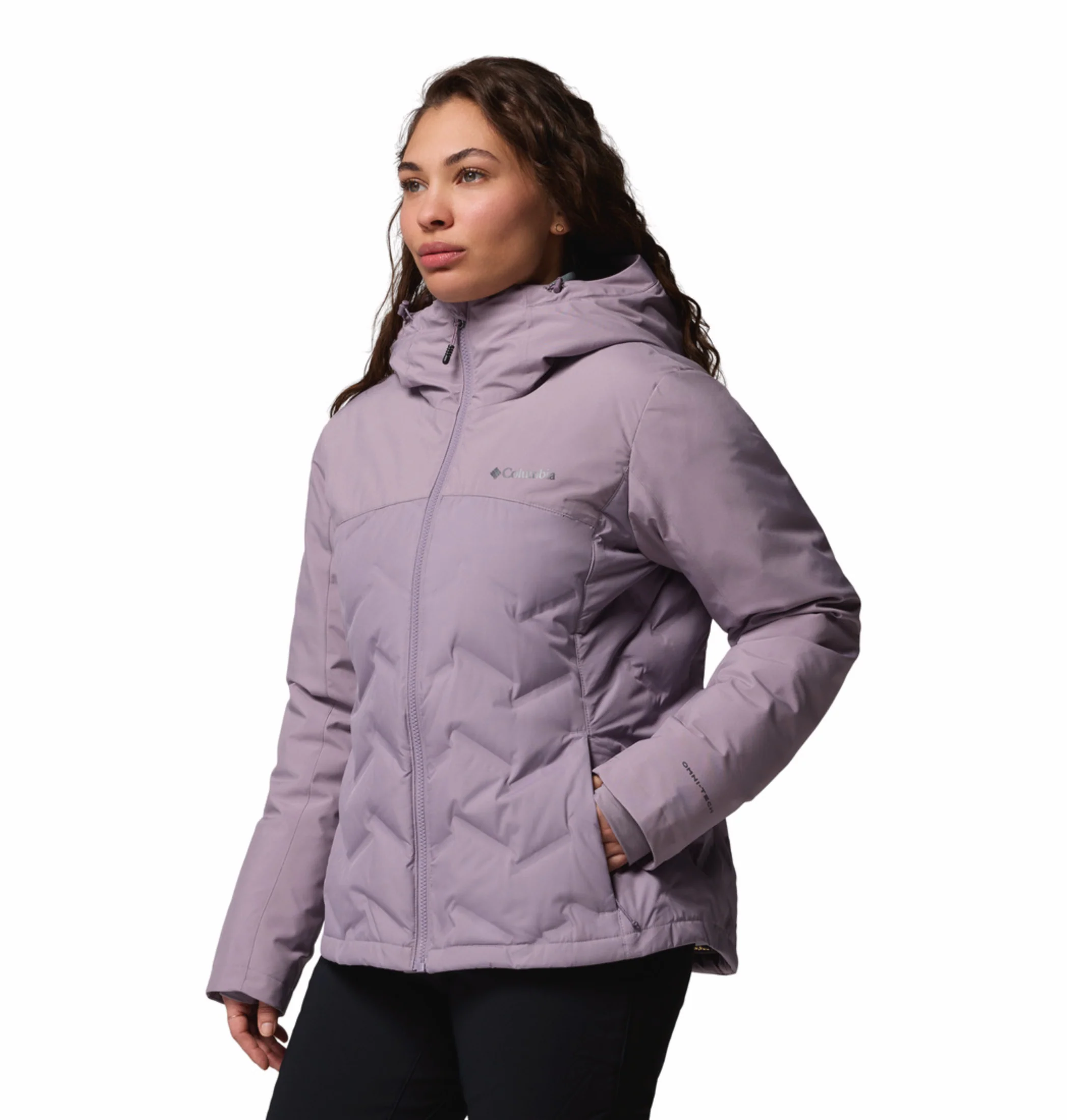 Columbia Women Purple HEAT SEAL Grand Trek III Down Jacket - Image 5