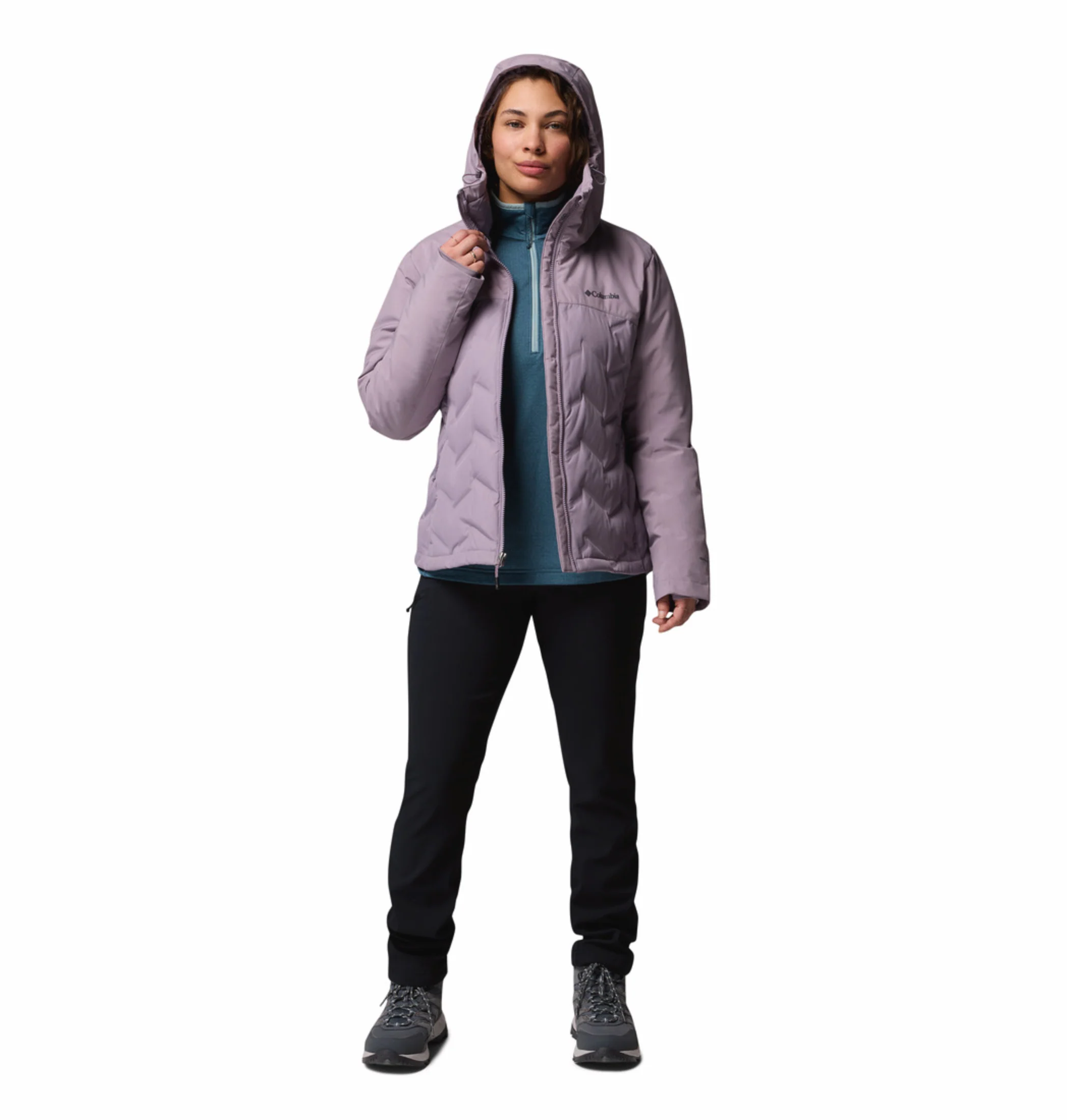 Columbia Women Purple HEAT SEAL Grand Trek III Down Jacket - Image 6