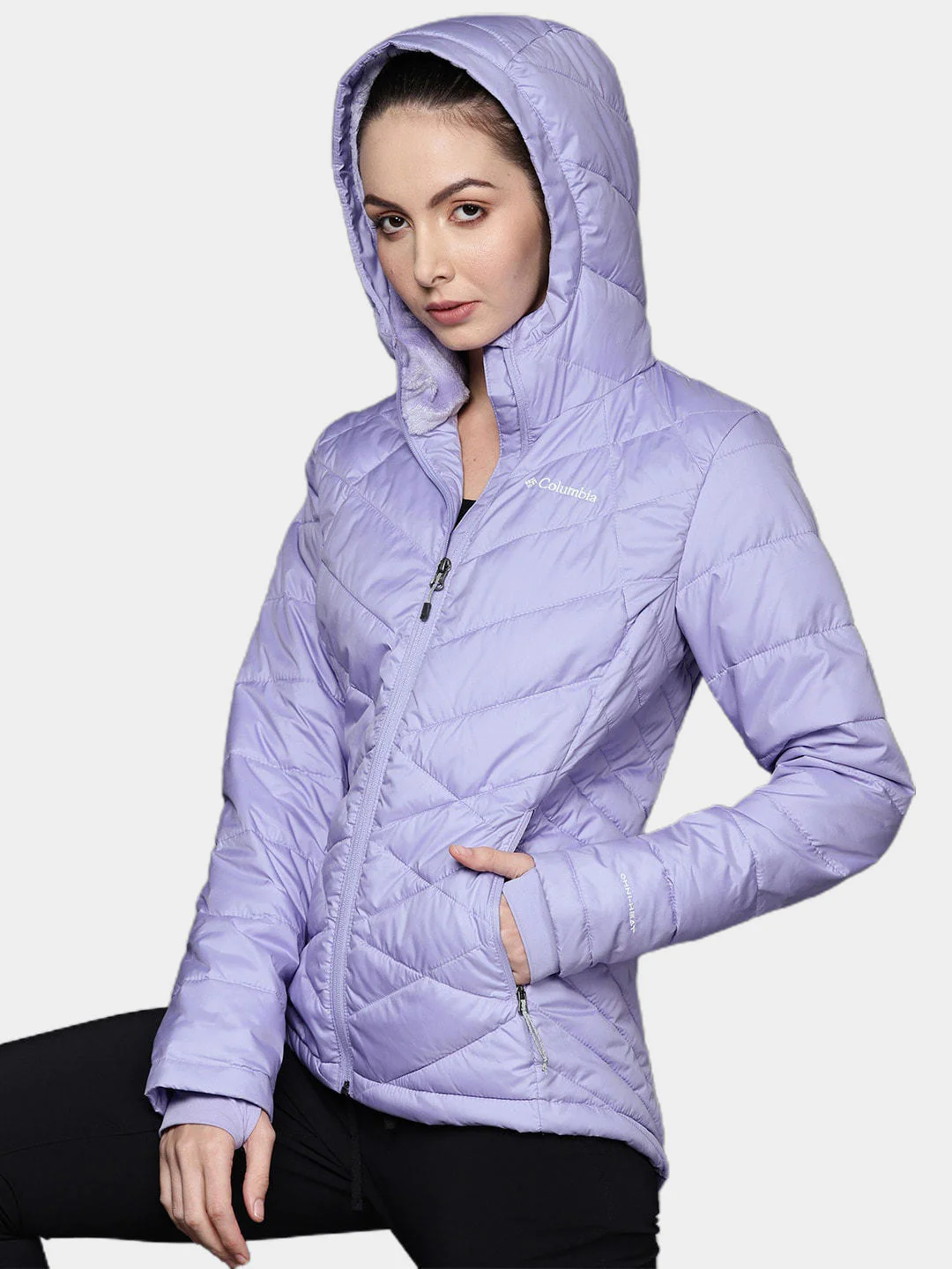 Columbia Women Purple Heavenly Hooded Jacket - Image 12