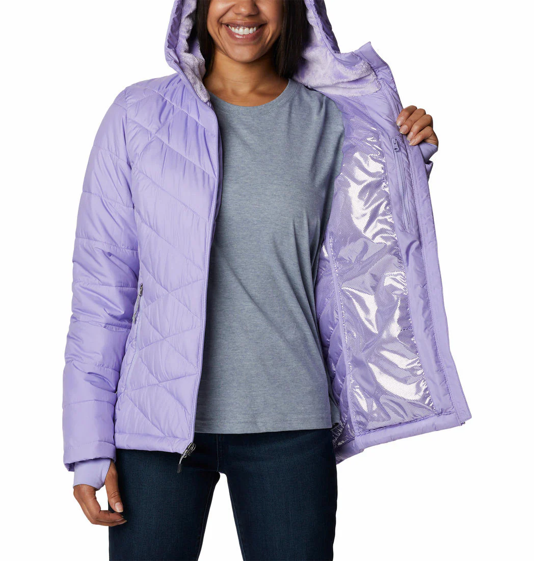 Columbia Women Purple Heavenly Hooded Jacket - Image 2