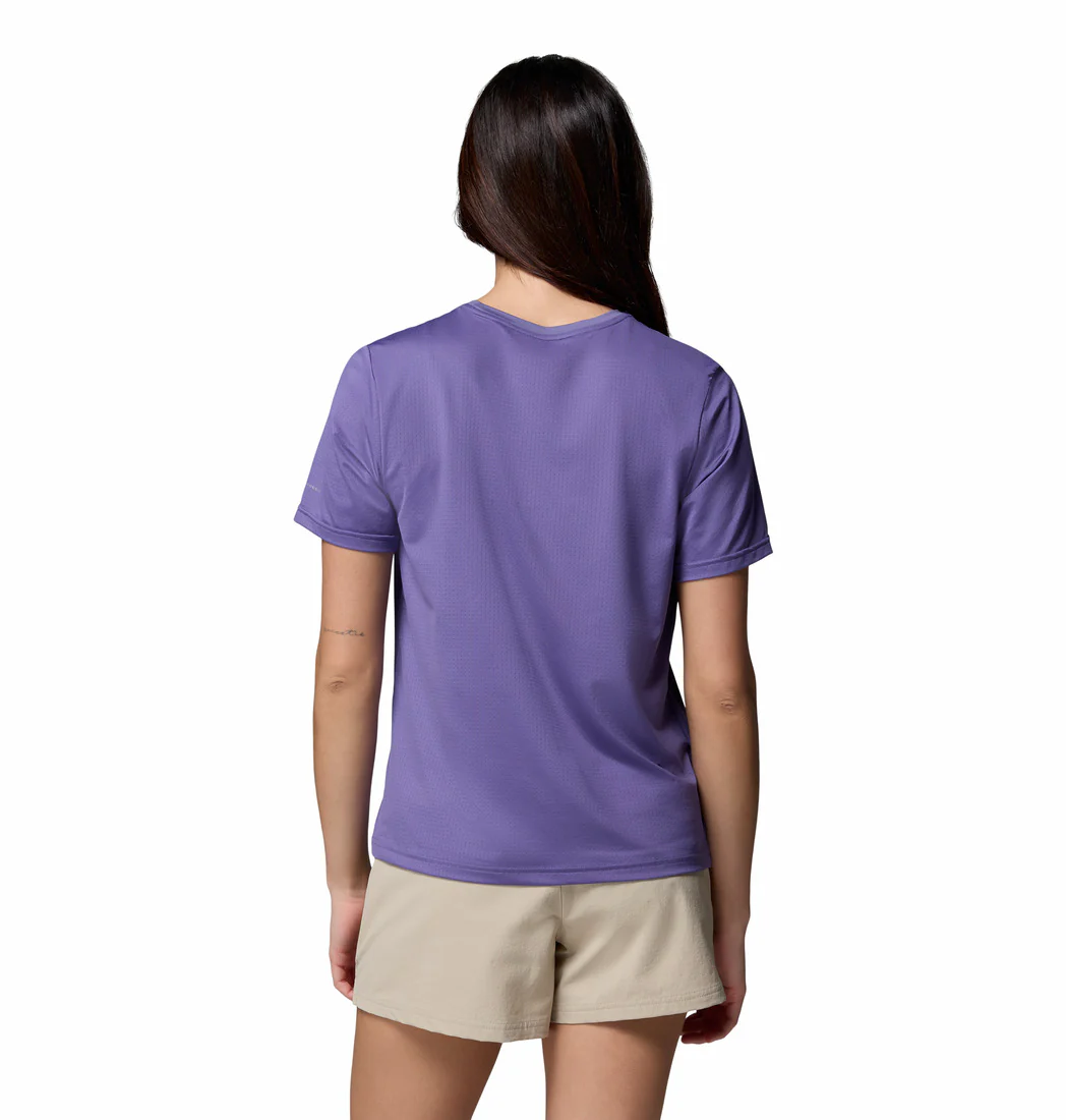 Columbia Women Purple Omni-Freeze Wild Springs Tshirt - Image 4
