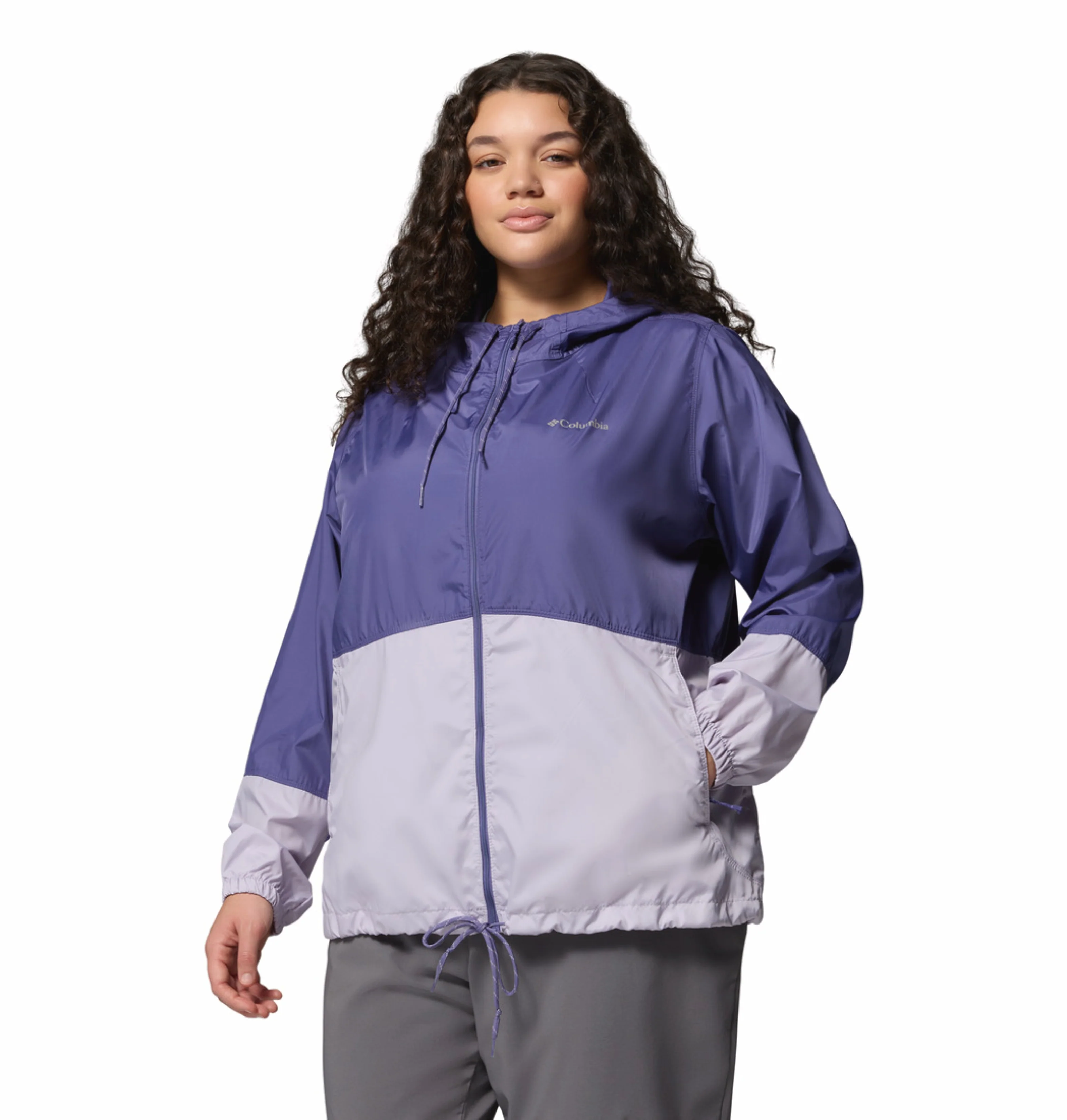 Columbia Women Purple Omni-Shade Flash Forward II Windbreaker - Image 3