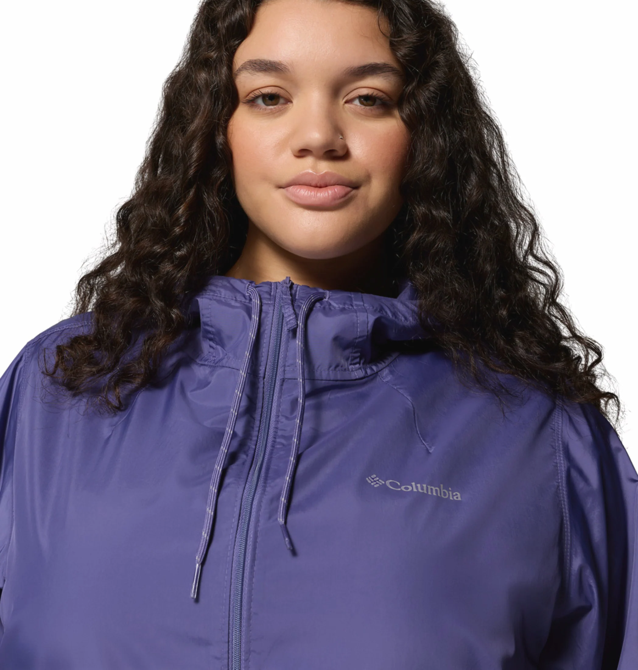 Columbia Women Purple Omni-Shade Flash Forward II Windbreaker - Image 7