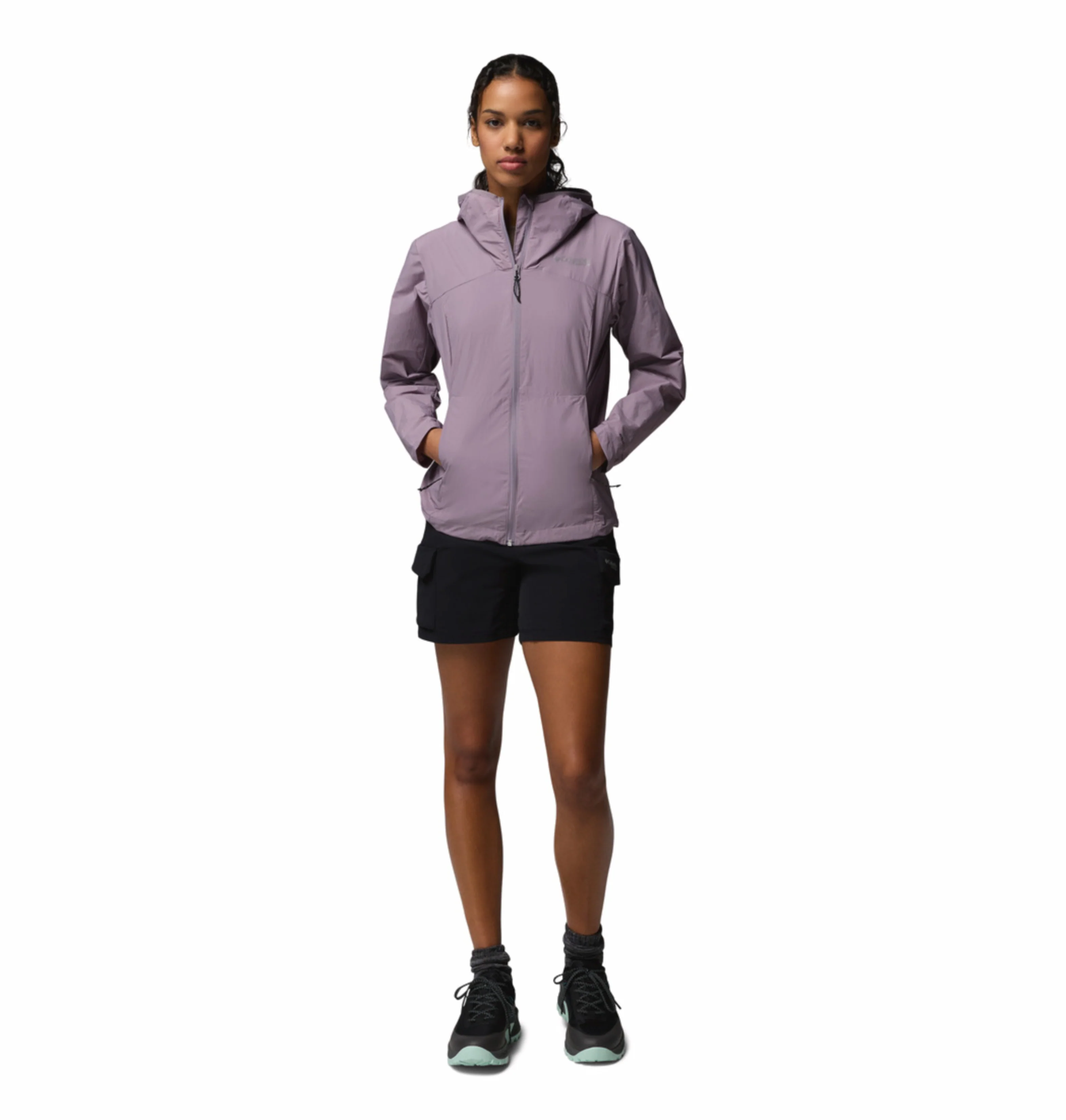 Columbia Women Purple Omni-Shade Loop Trail III Windbreaker - Image 5