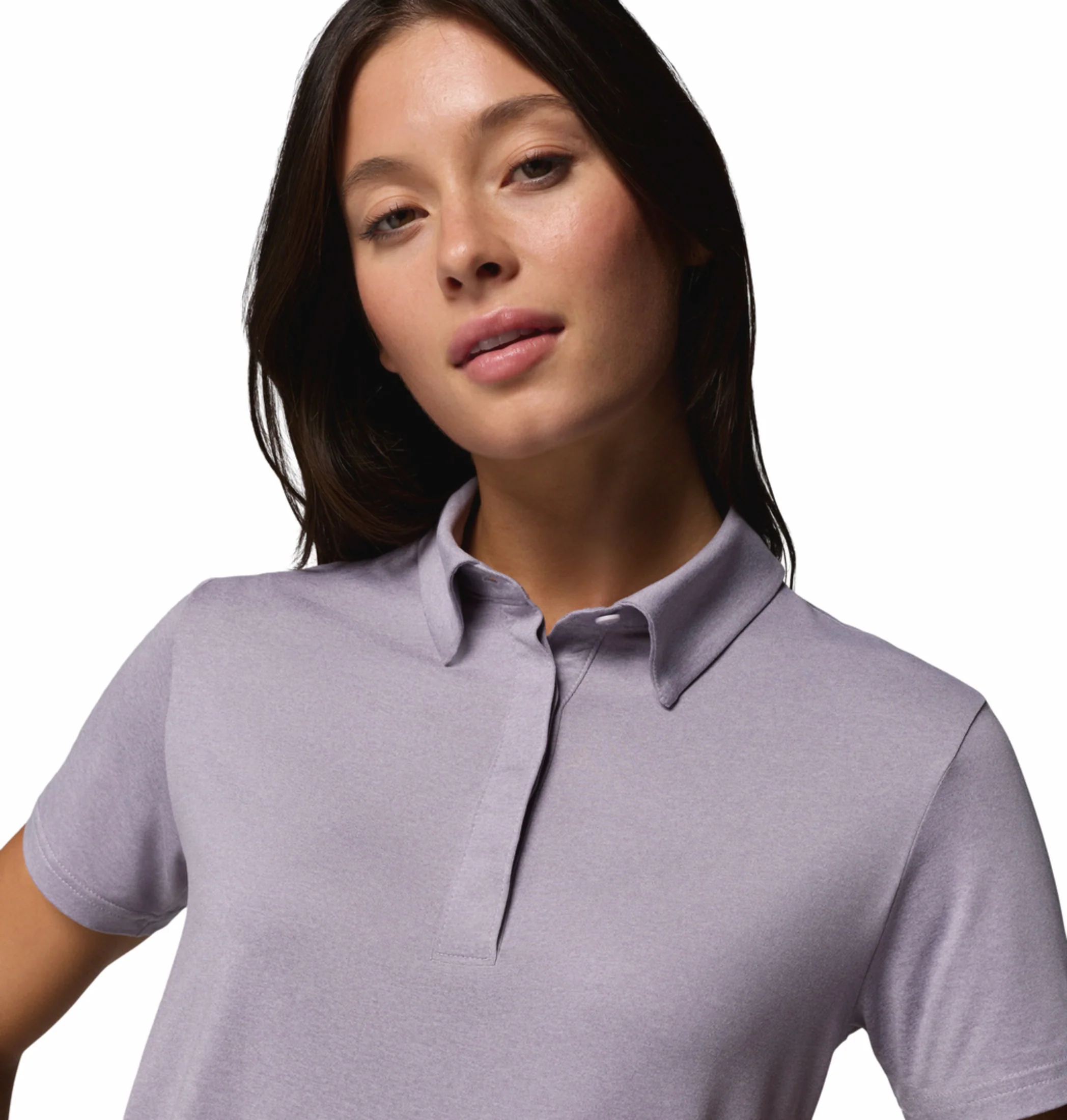 Columbia Women Purple Omni-Shade Parsons Point Polo Tshirt - Image 6