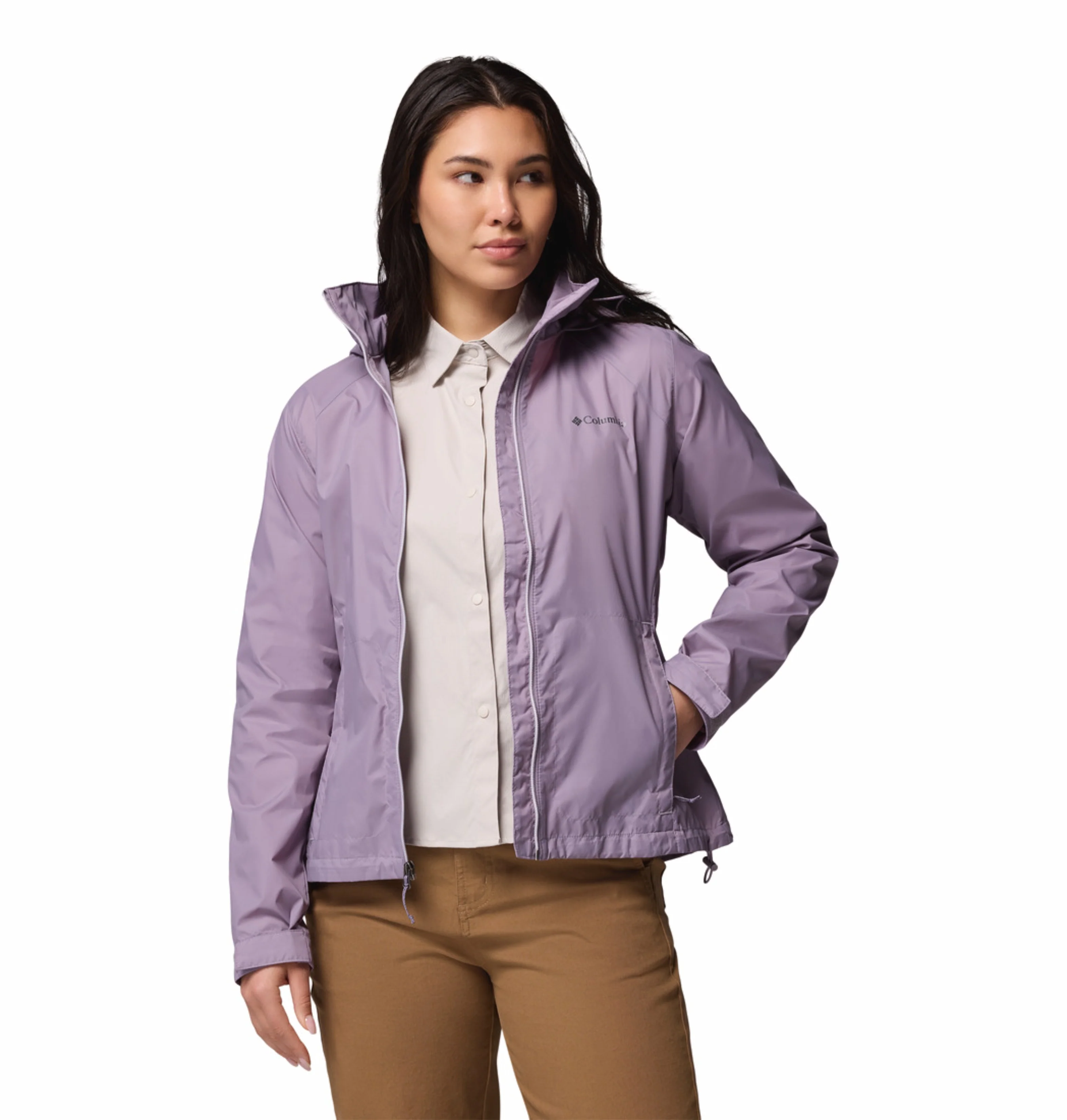 Columbia Women Purple Omni-Shield Switchback IV Rain Jacket - Image 7