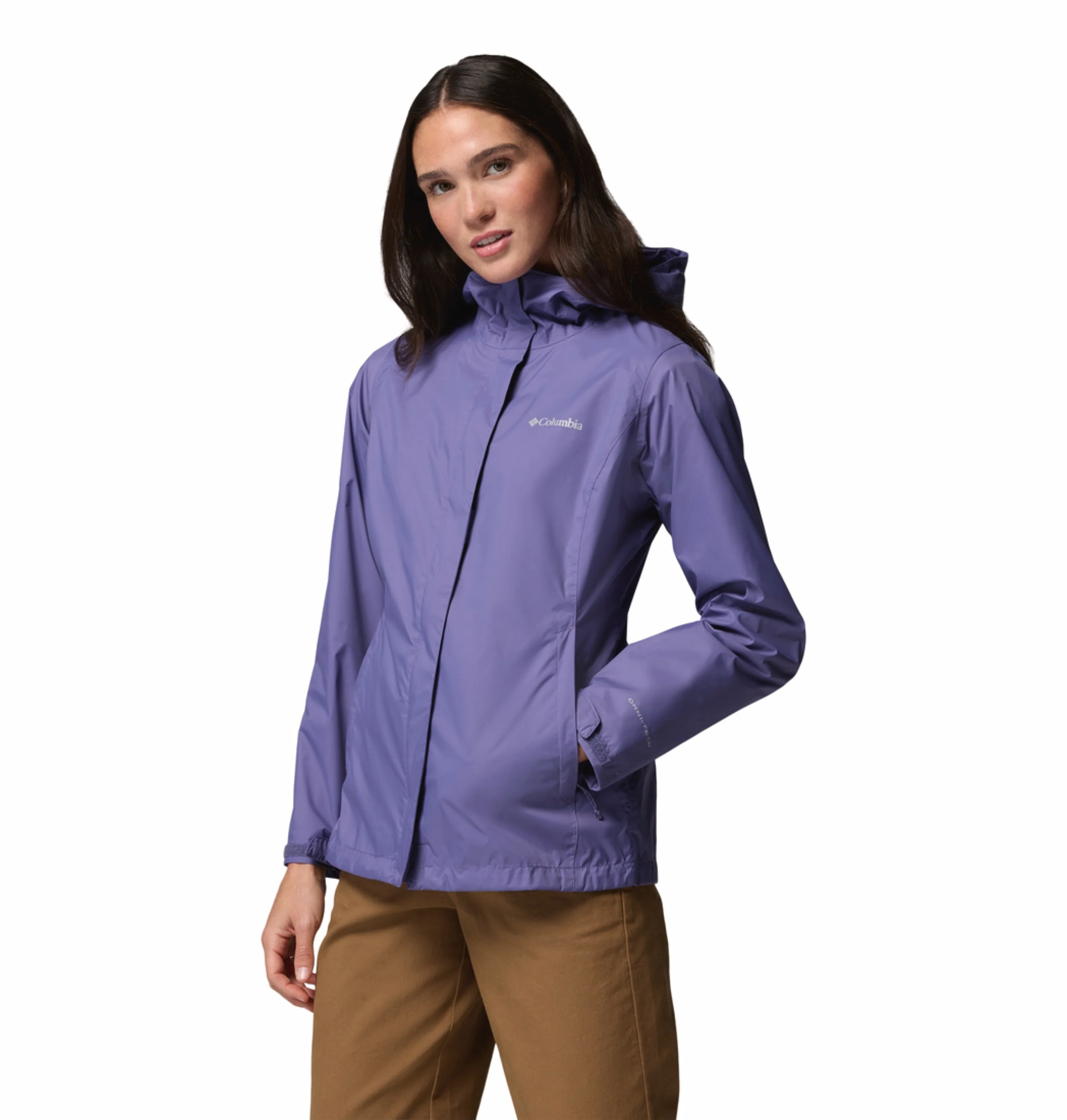 Columbia Women Purple Omni-Tech Arcadia II Rain Jacket - Image 5