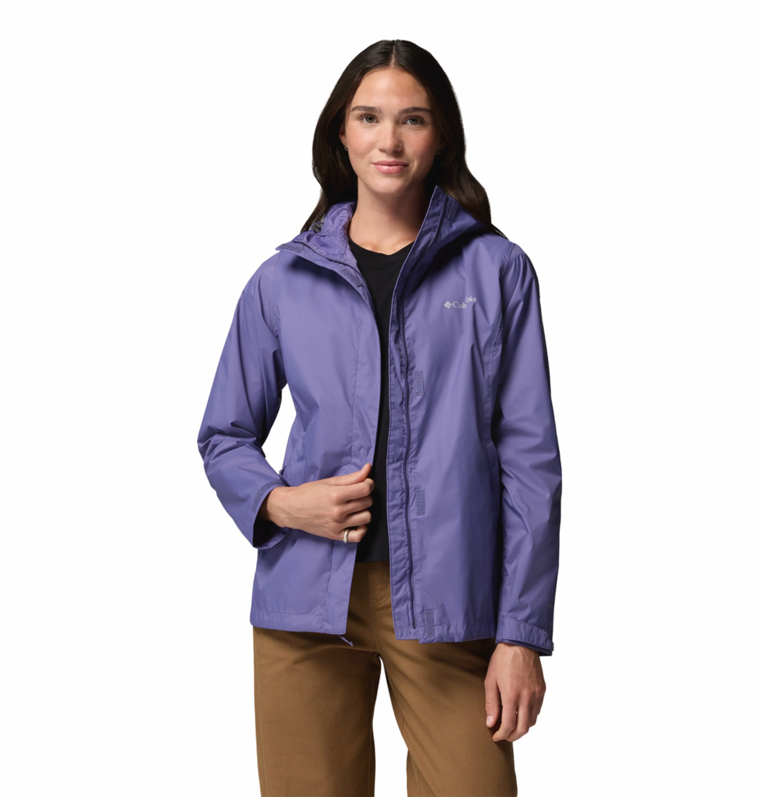 Columbia Women Purple Omni-Tech Arcadia II Rain Jacket - Image 6