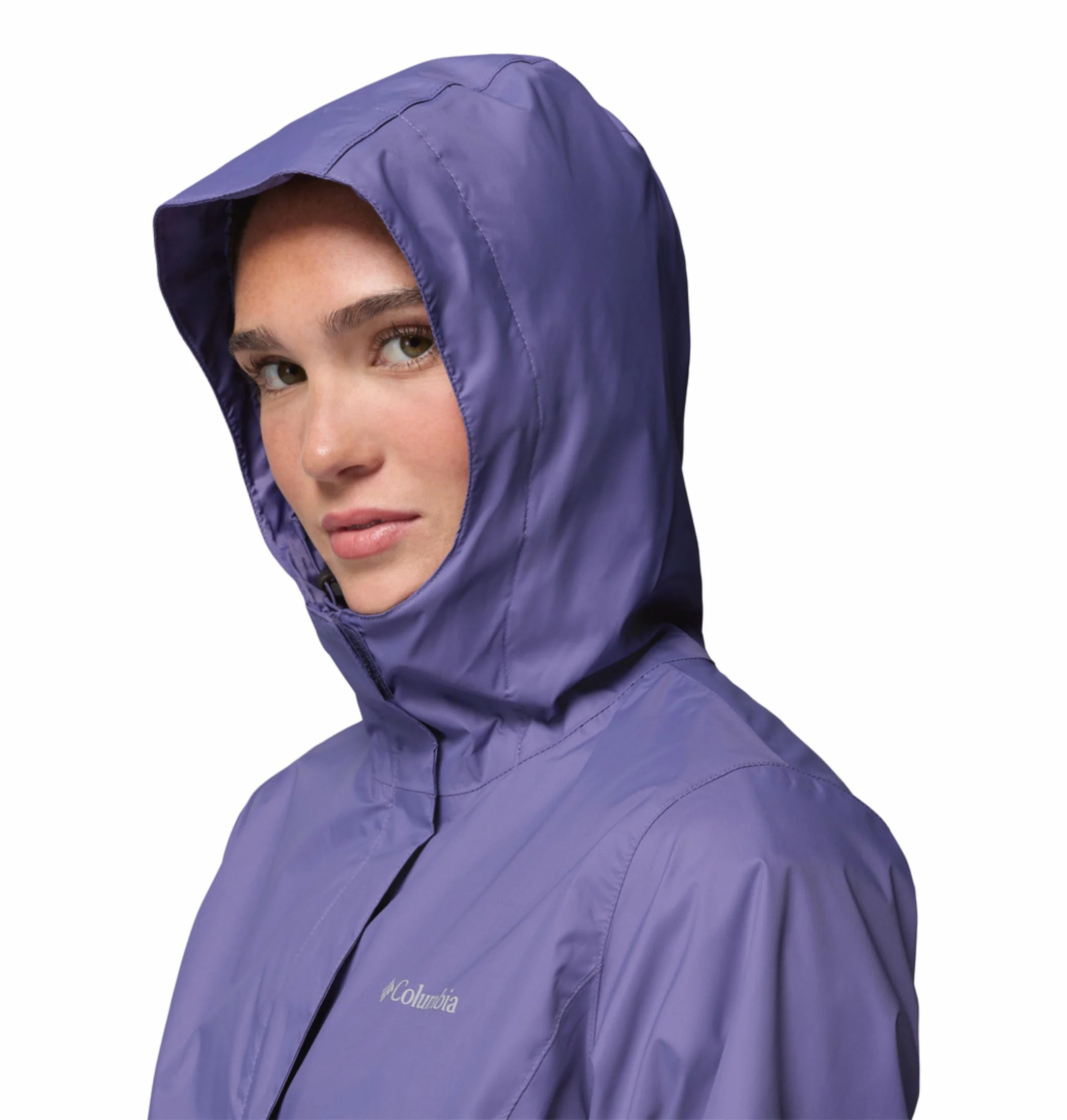 Columbia Women Purple Omni-Tech Arcadia II Rain Jacket - Image 9