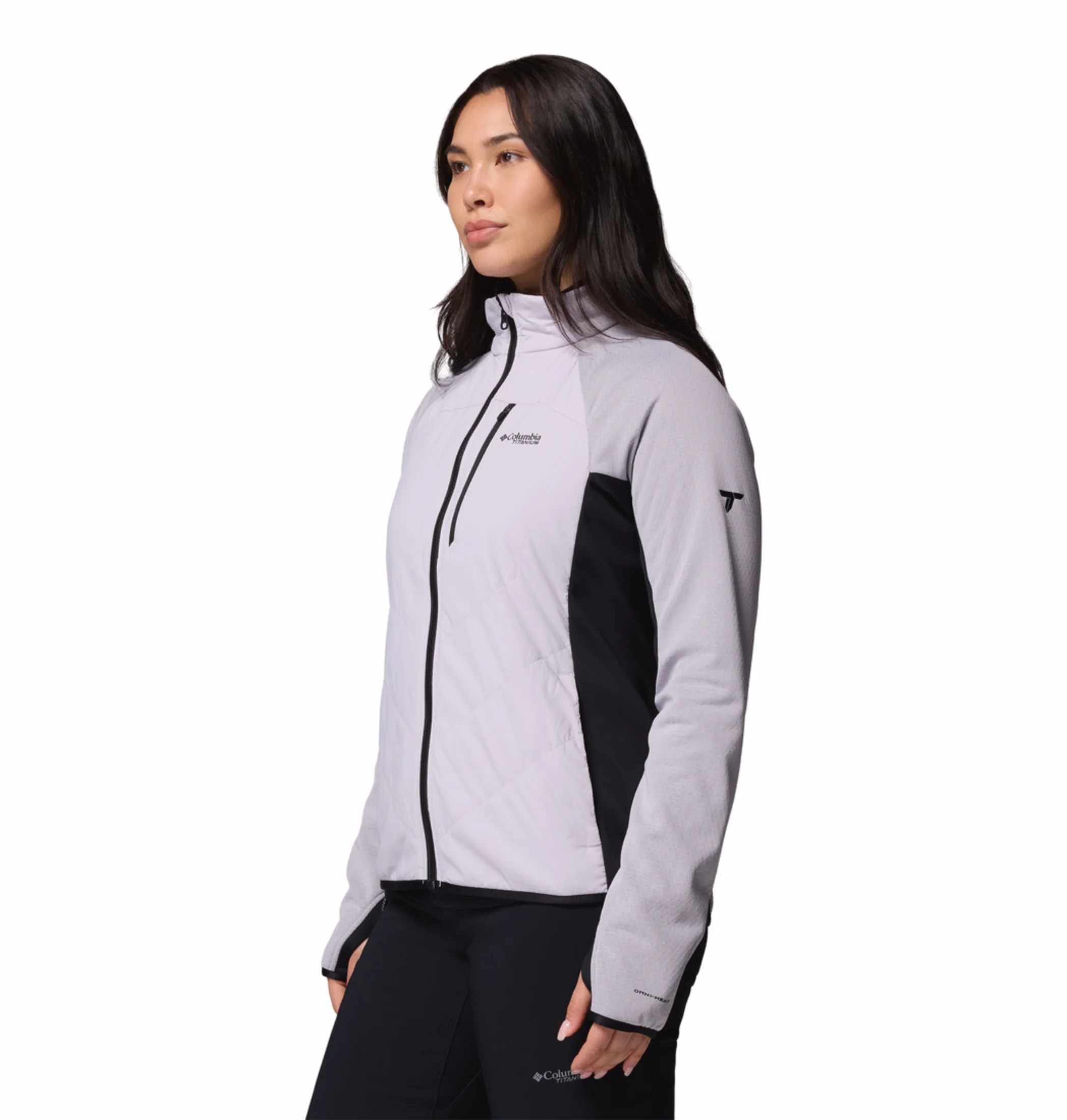 Columbia Women Purple OmniHeat Arctic Hybrid Fleece Jacket - Image 5