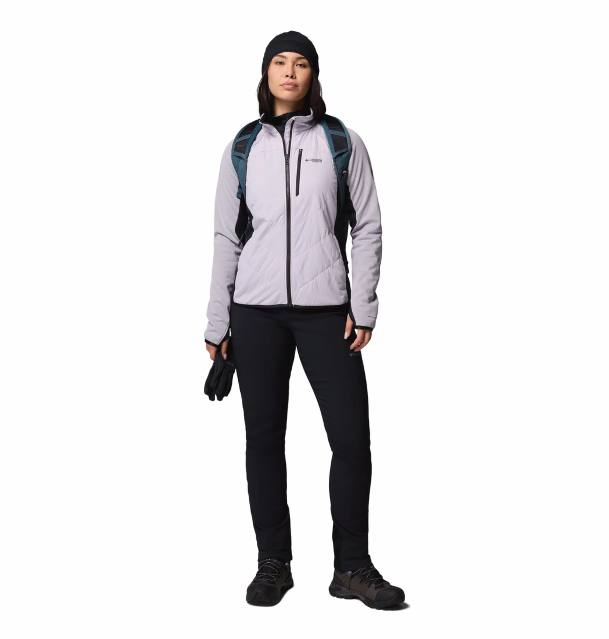 Columbia Women Purple OmniHeat Arctic Hybrid Fleece Jacket - Image 6