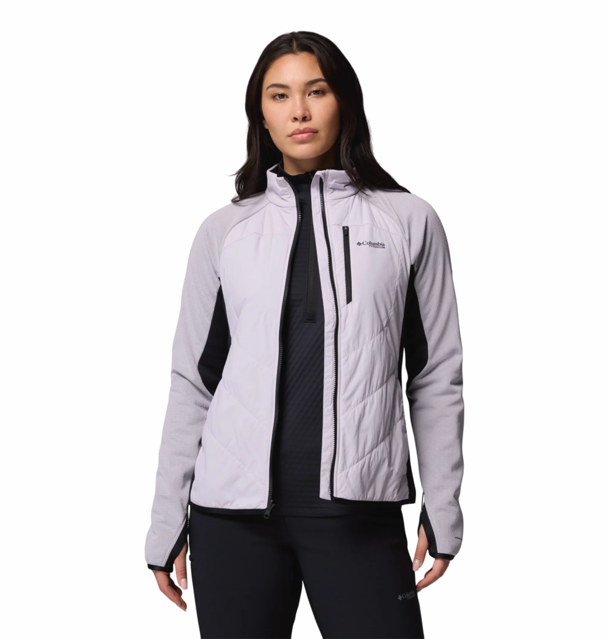 Columbia Women Purple OmniHeat Arctic Hybrid Fleece Jacket - Image 7