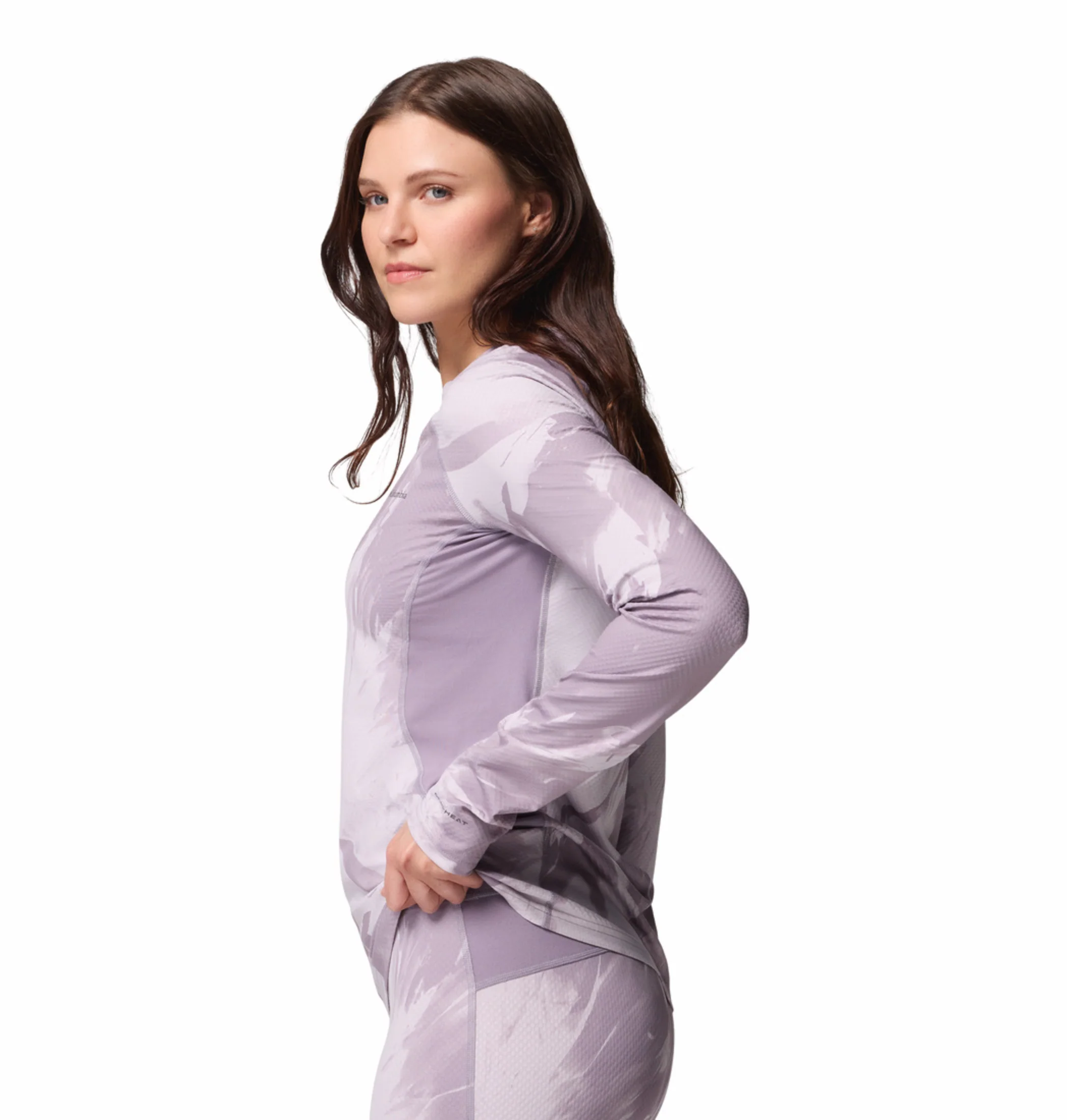 Columbia Women Purple OmniHeat Infinity Crew Thermal Top - Image 5