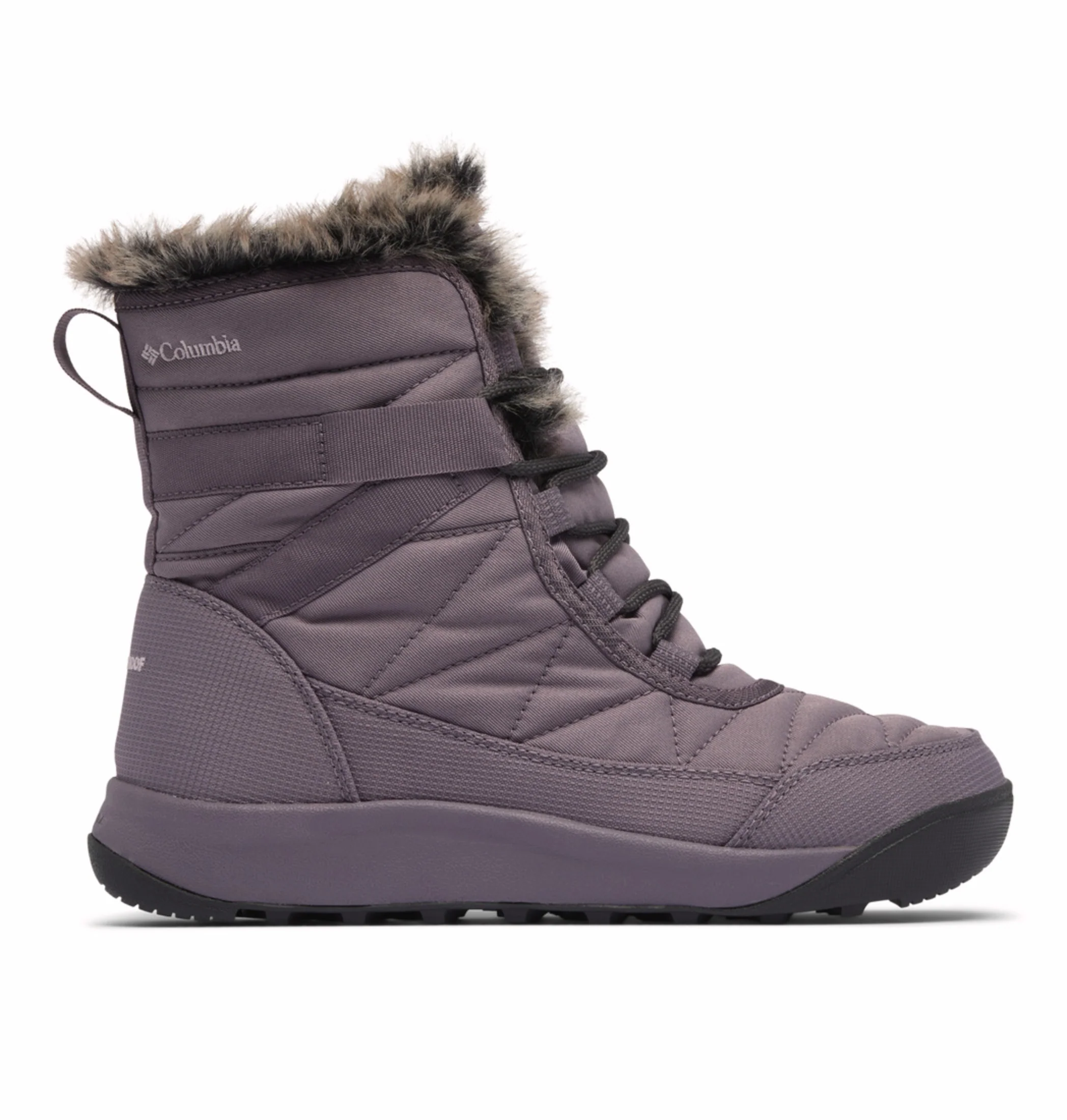 Columbia Women Purple OmniHeat Reflective Minx Shorty IV Waterproof Snow Sports Boots