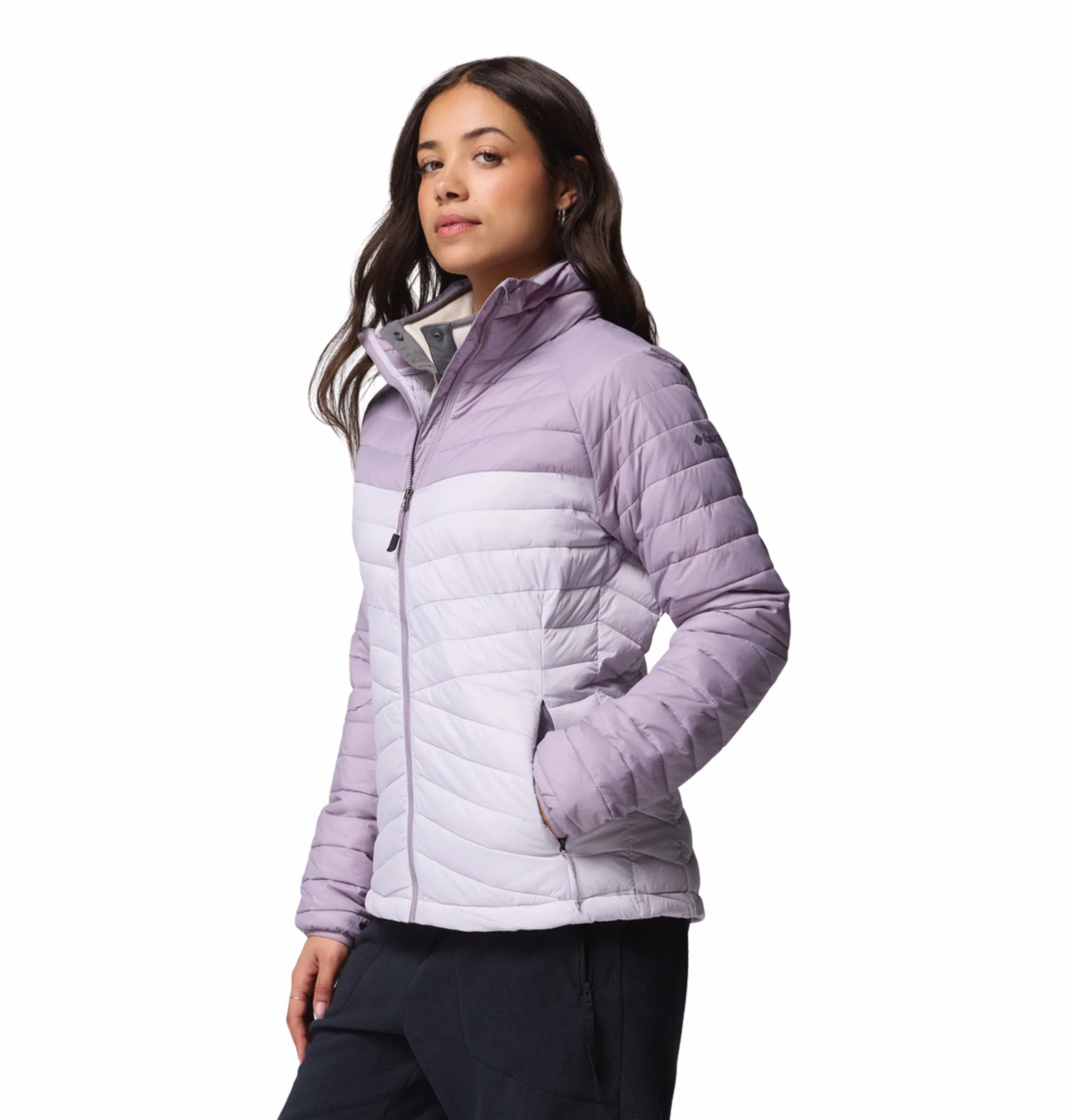 Columbia Women Purple OmniShield Powder Pass Down Jacket - Image 5