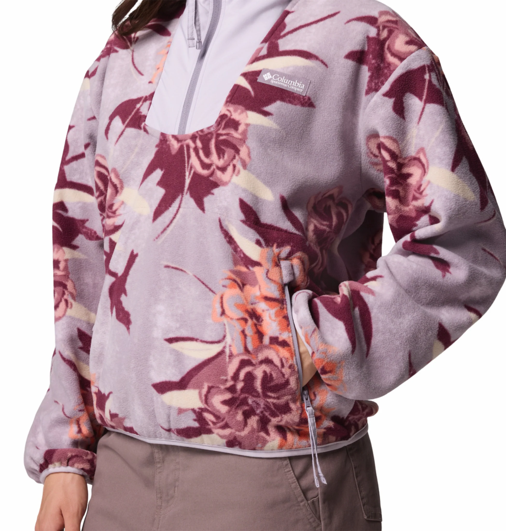 Columbia Women Purple Sequoia Grove Pullover - Image 8