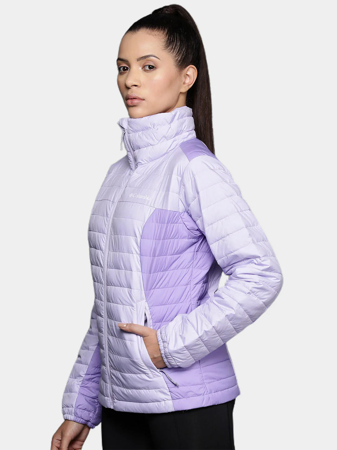 Columbia Women Purple Silver Falls Full Zip Jacket - Image 11