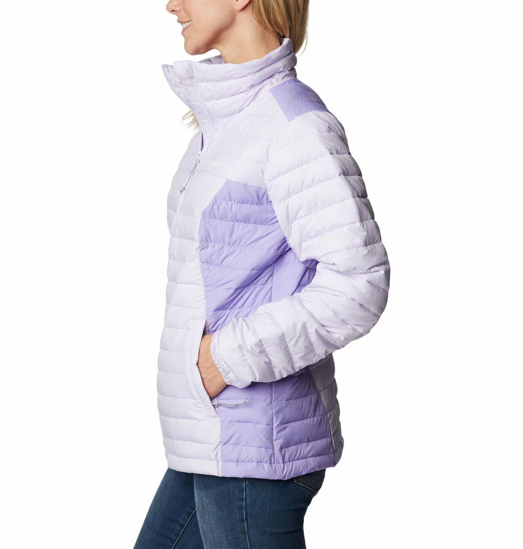 Columbia Women Purple Silver Falls Full Zip Jacket - Image 2