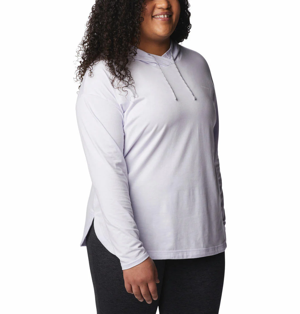 Columbia Women Purple Sun Trek Hooded Pullover (Sun Protection) - Image 2
