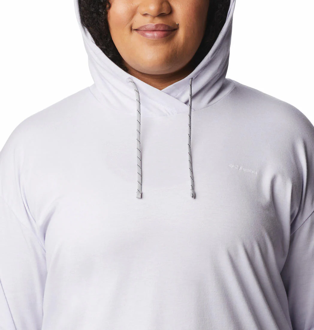 Columbia Women Purple Sun Trek Hooded Pullover (Sun Protection) - Image 4