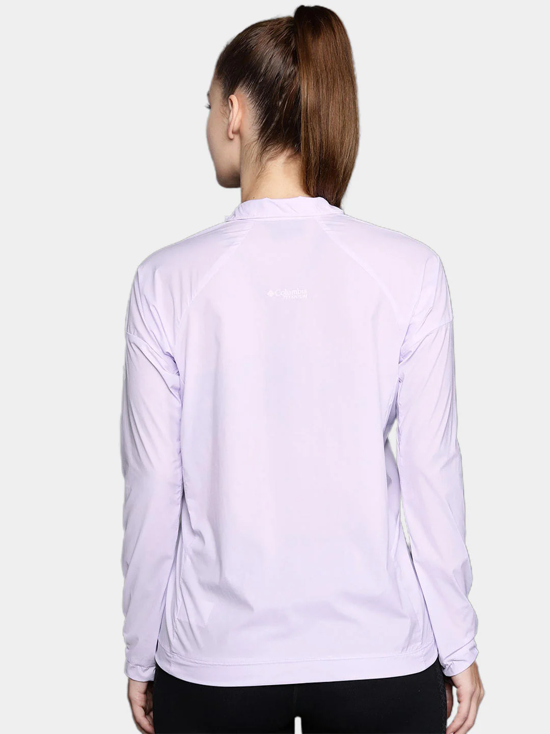 Columbia Women Purple W Titan Pass Lightweight 1/2 Zip - Image 15