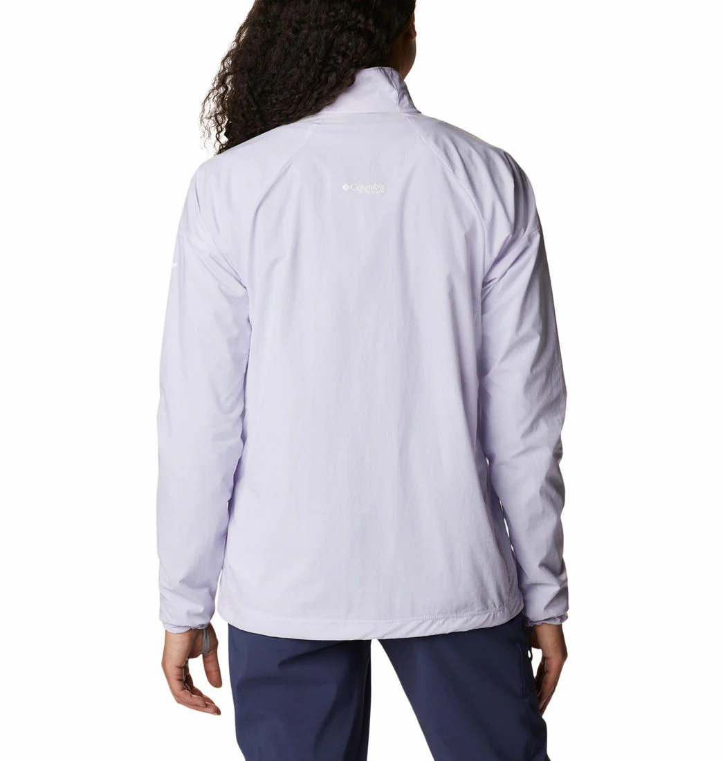 Columbia Women Purple W Titan Pass Lightweight 1/2 Zip - Image 9