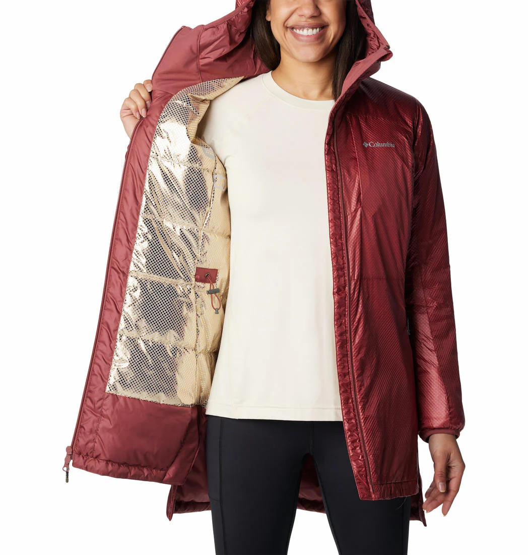Columbia Women Pink Arch Rock Double Wall Elite Mid Jacket - Image 5