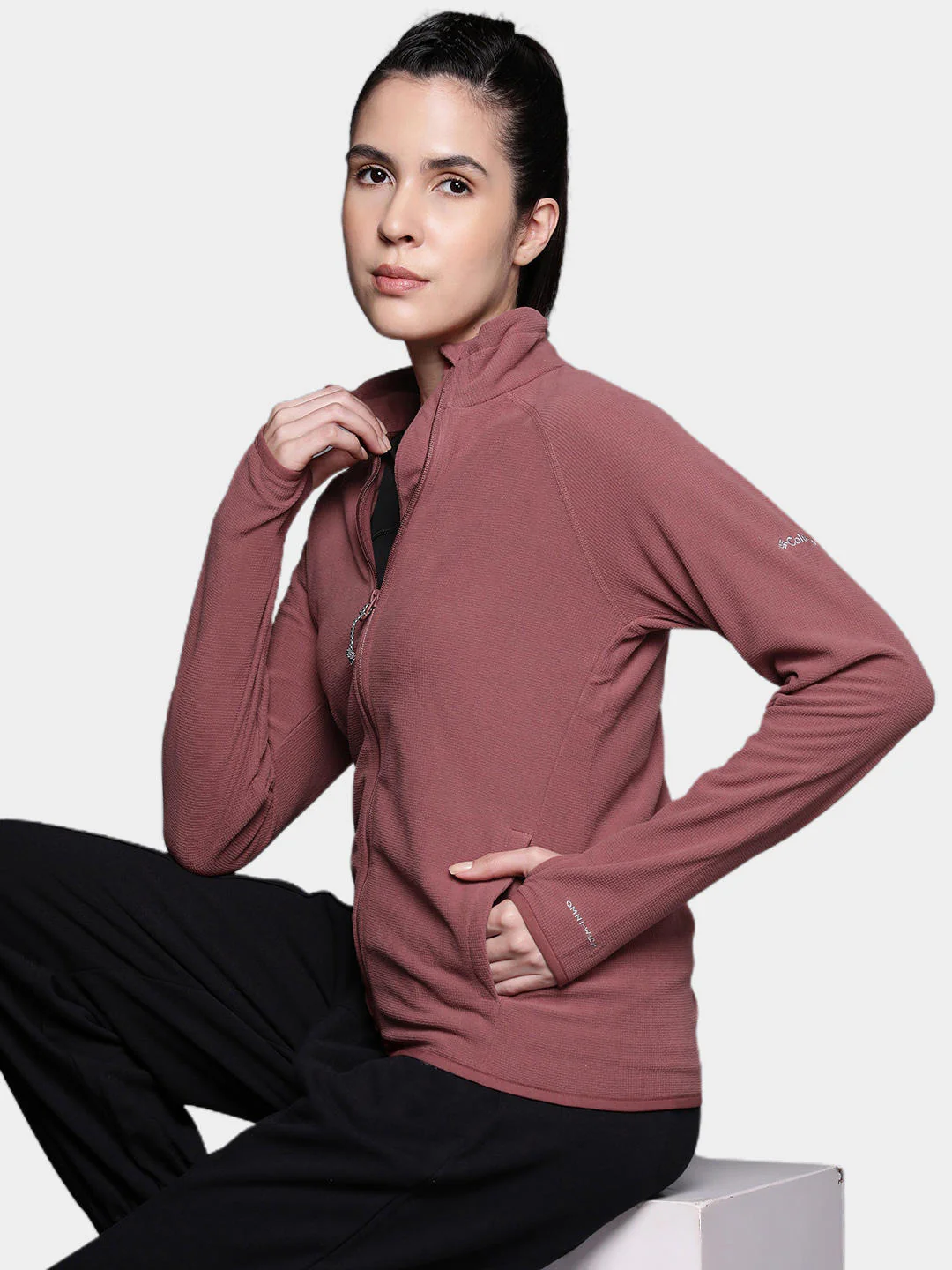 Columbia Women Pink Back Beauty Full Zip - Image 12