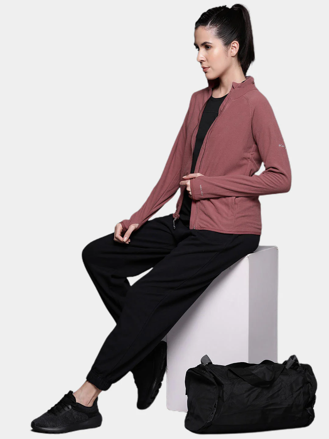 Columbia Women Pink Back Beauty Full Zip - Image 14