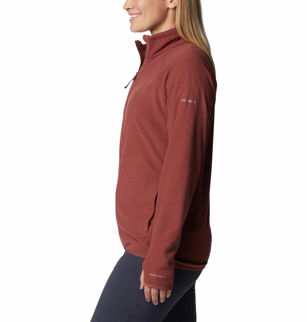 Columbia Women Pink Back Beauty Full Zip - Image 2