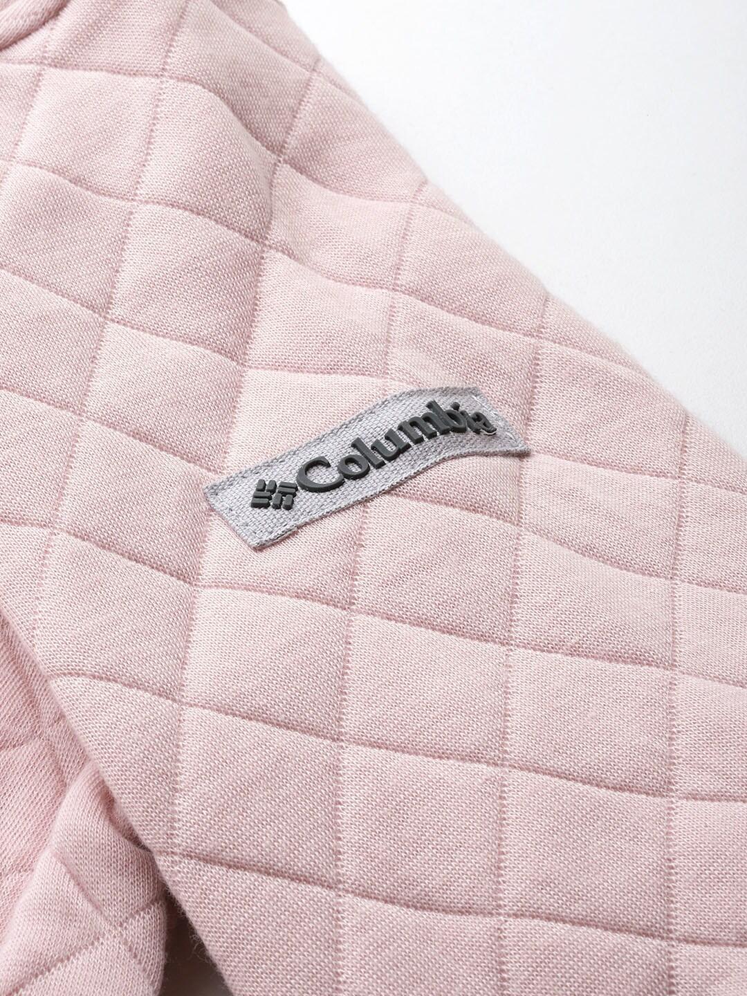 Columbia Women Pink Columbia Lodge Quilted Crew - Image 6