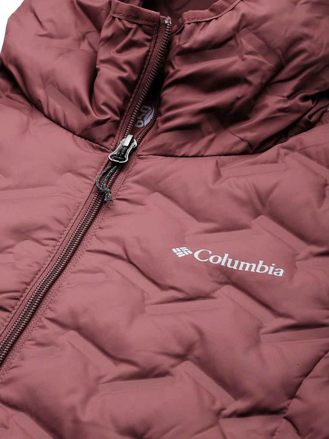 Columbia Women Pink Delta Ridge Long Down Jacket - Image 6