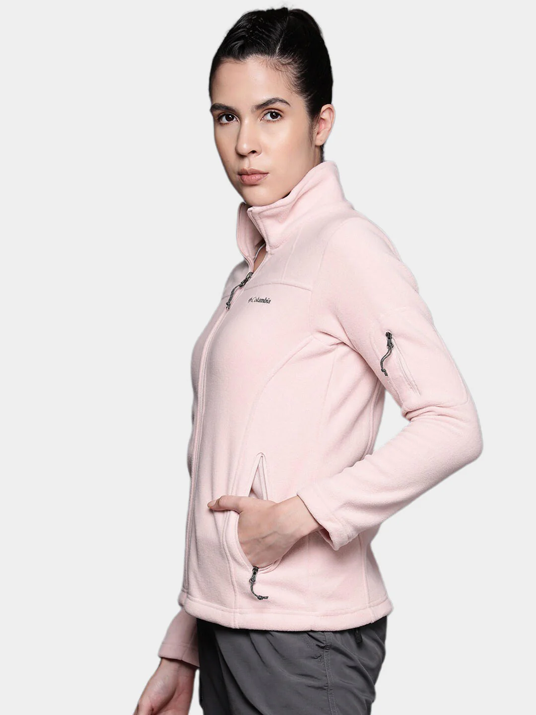 Columbia Women Pink Fast Trek II Jacket - Image 10